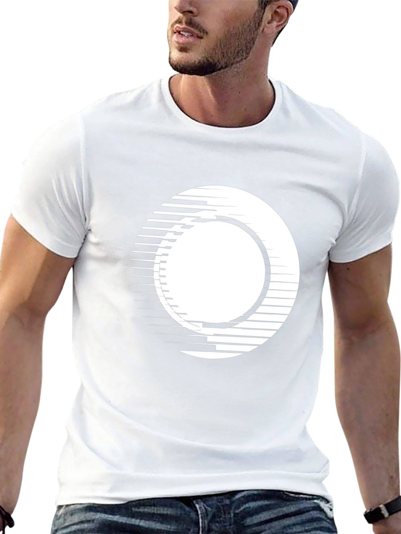 Abstract Circle Graphic Tee
