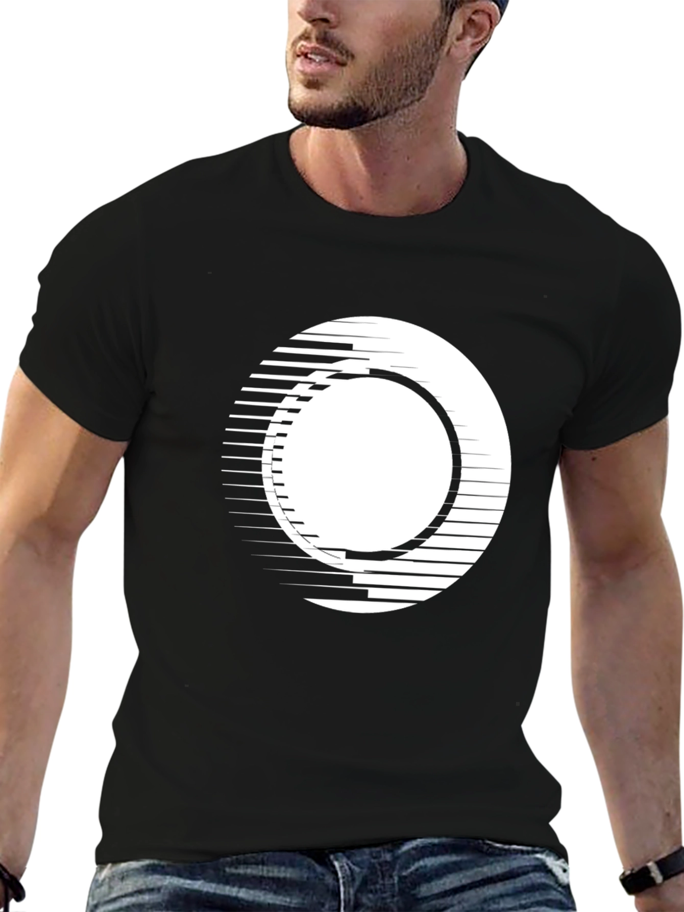 Abstract Circle Graphic Tee