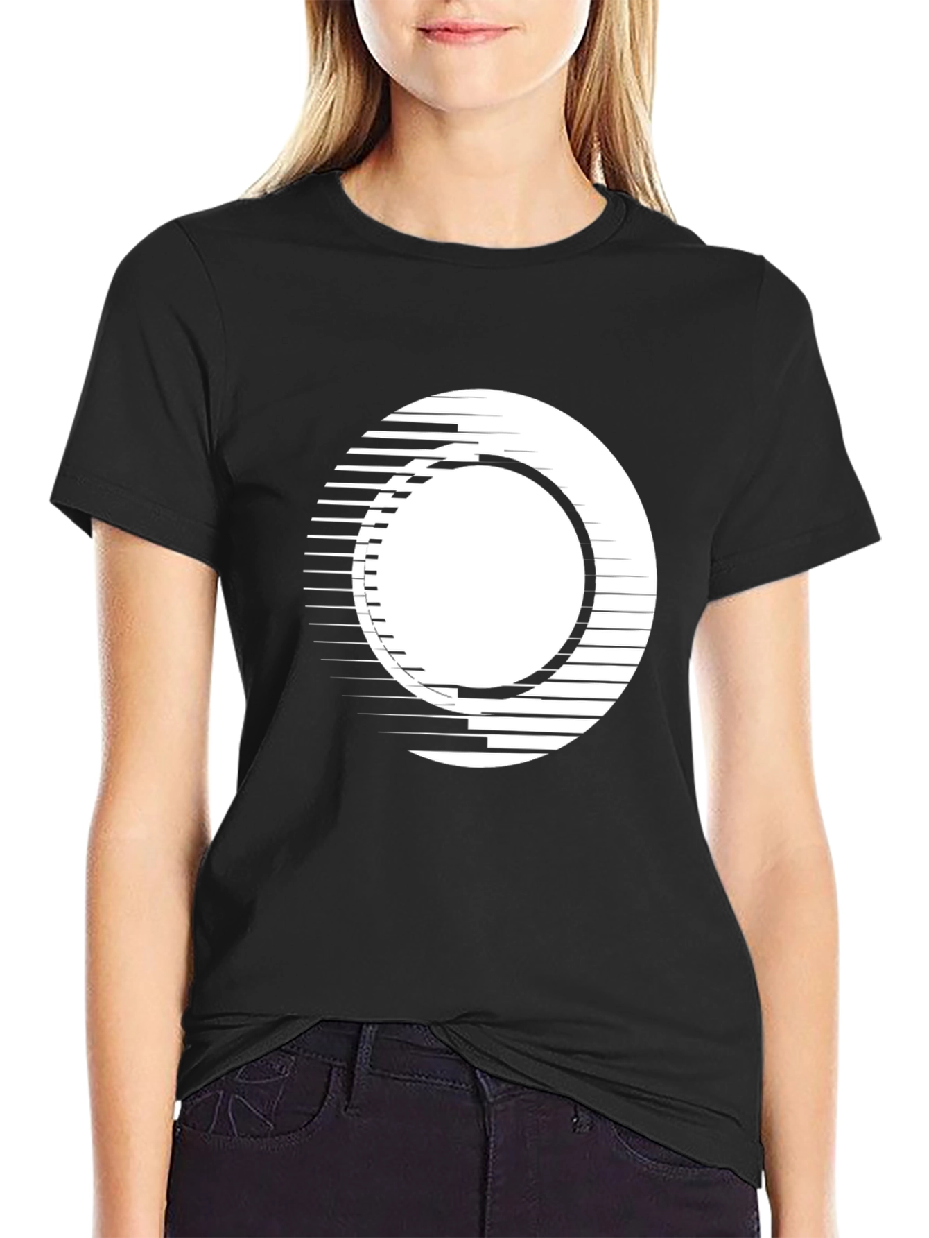 Abstract Circle Graphic Tee