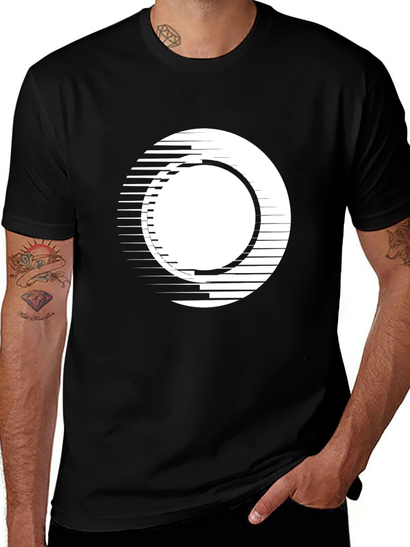 Abstract Circle Graphic Tee