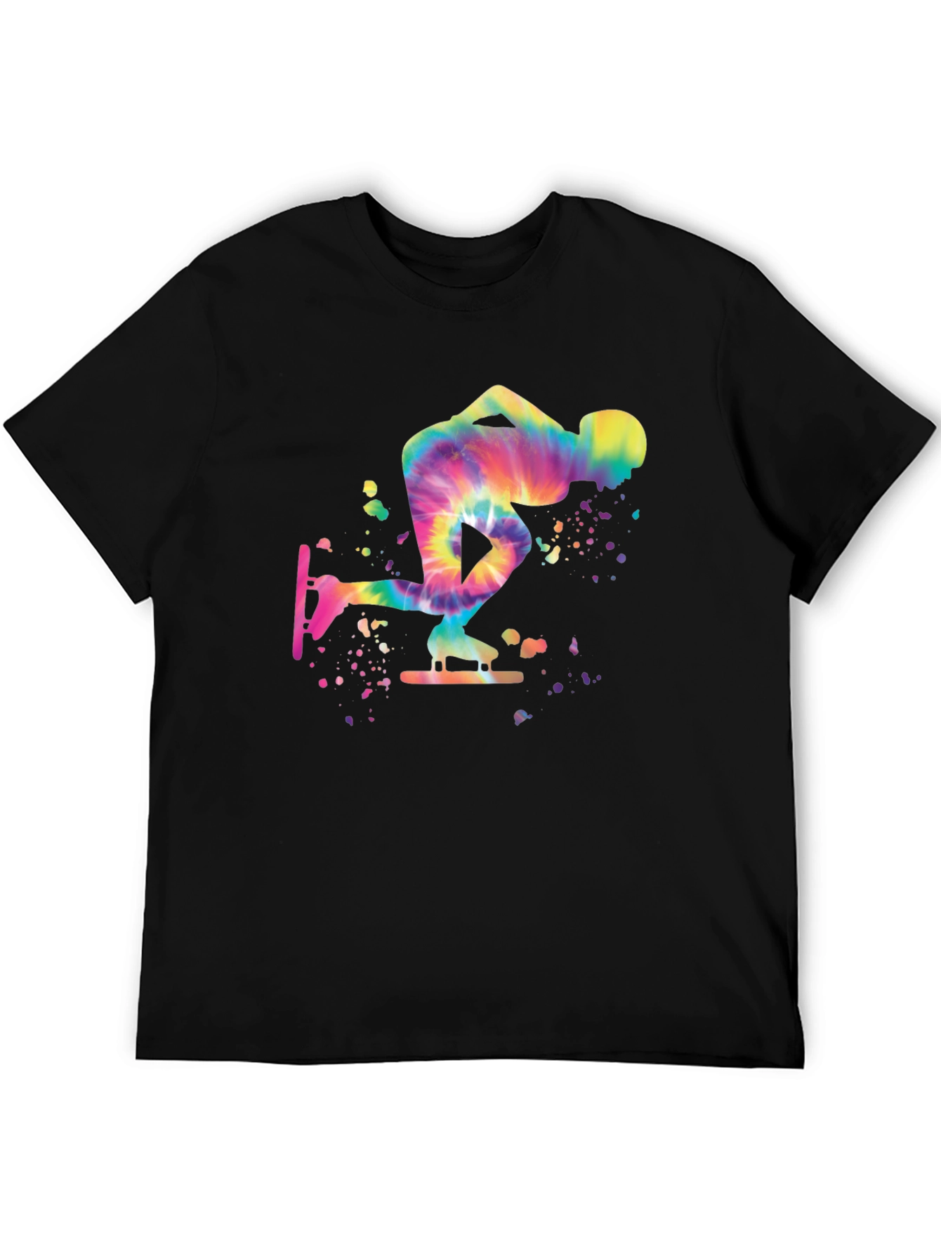 Tie-Dye Speed Skater Graphic T-Shirt