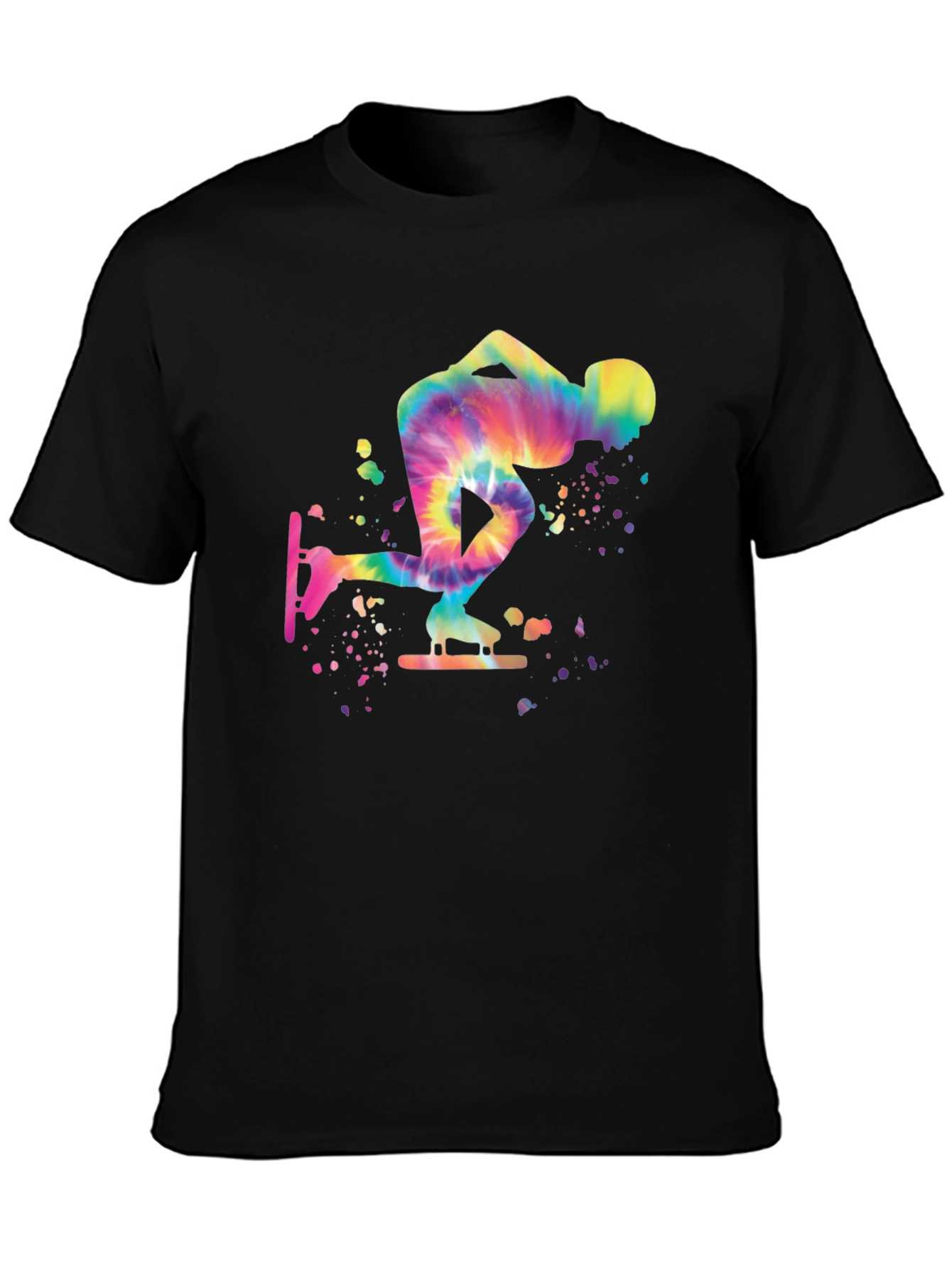 Tie-Dye Speed Skater Graphic T-Shirt