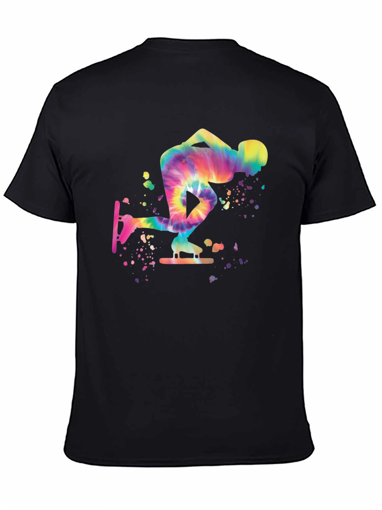 Tie-Dye Speed Skater Graphic T-Shirt