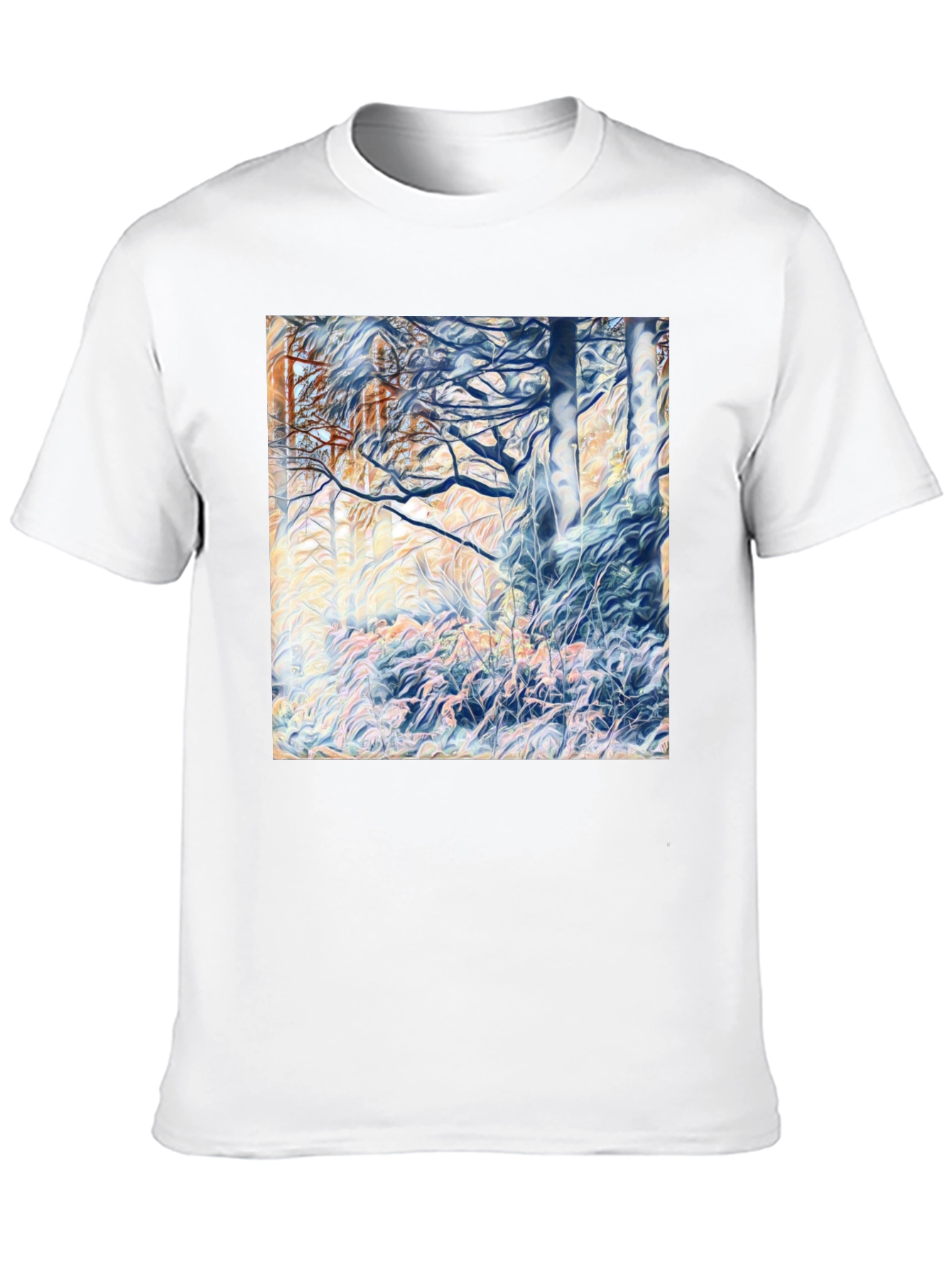 Abstract Forest Graphic T-Shirt