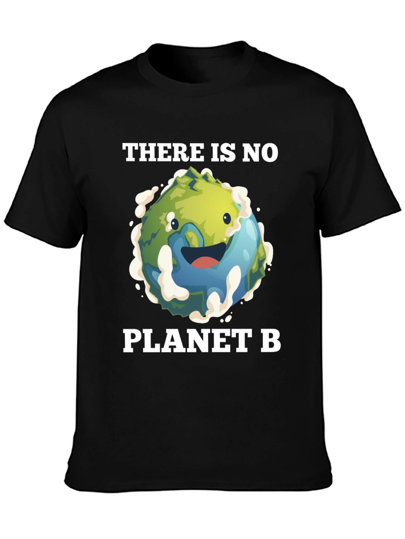 No Planet B Earth Graphic Tee - Black