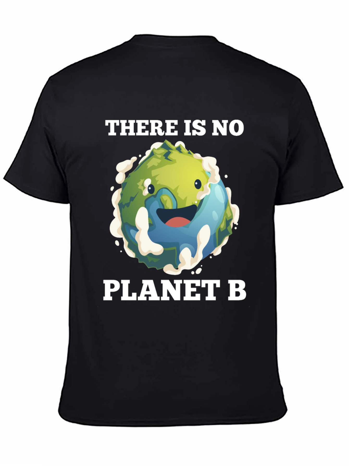 No Planet B Earth Graphic Tee - Black