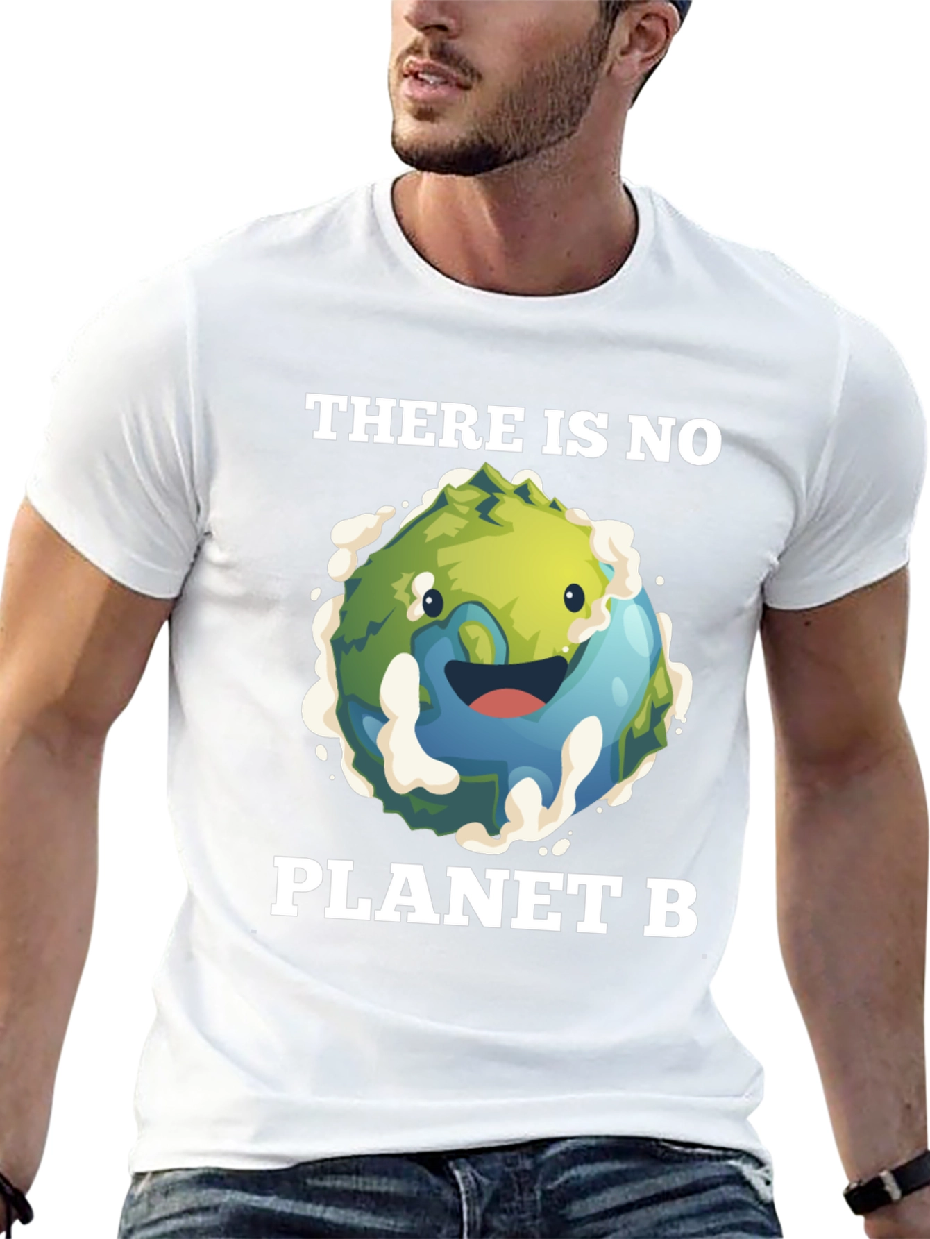 No Planet B Earth Graphic Tee - Black