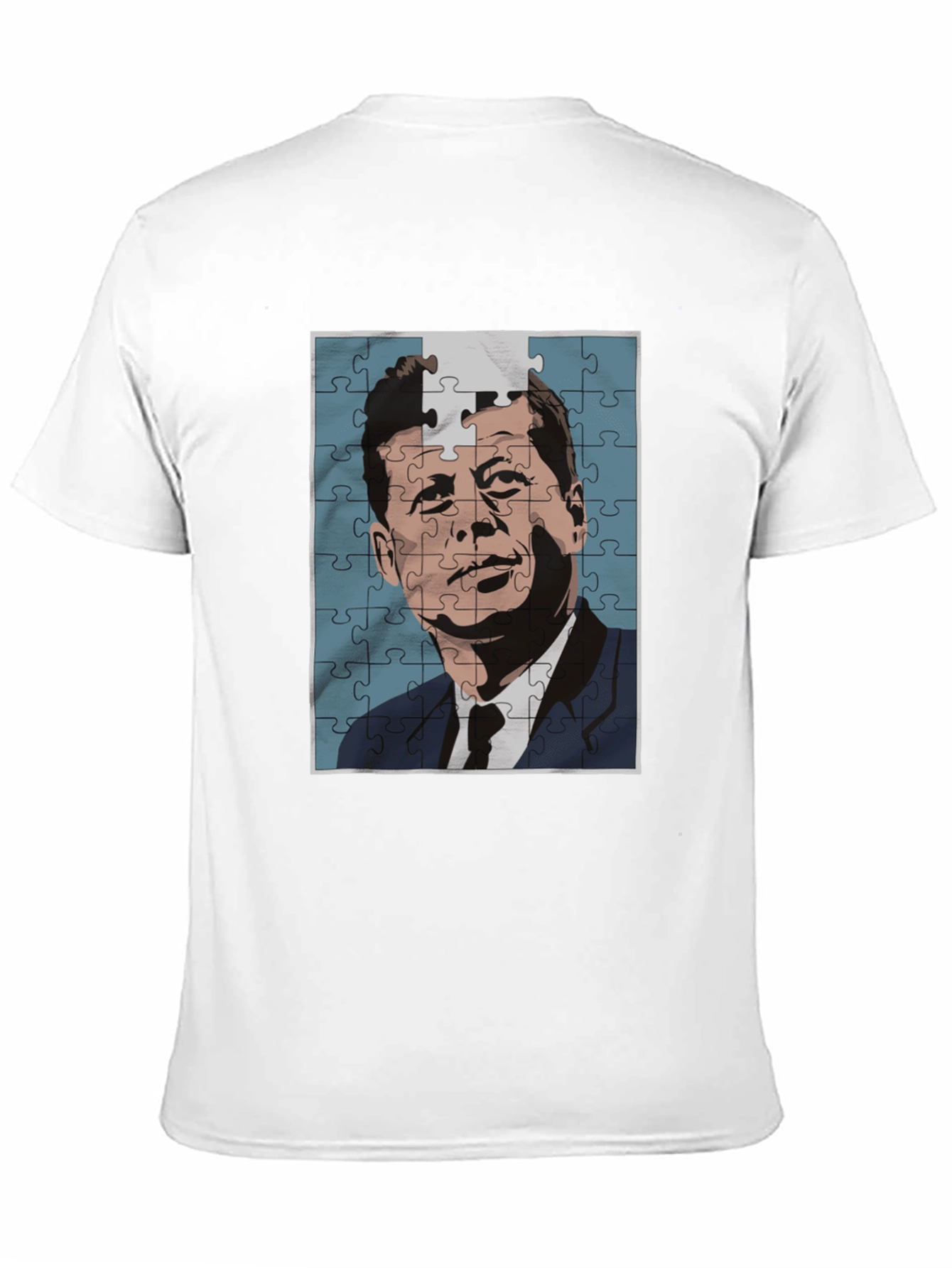 JFK Puzzle Graphic Tee - Classic Puzzle Design