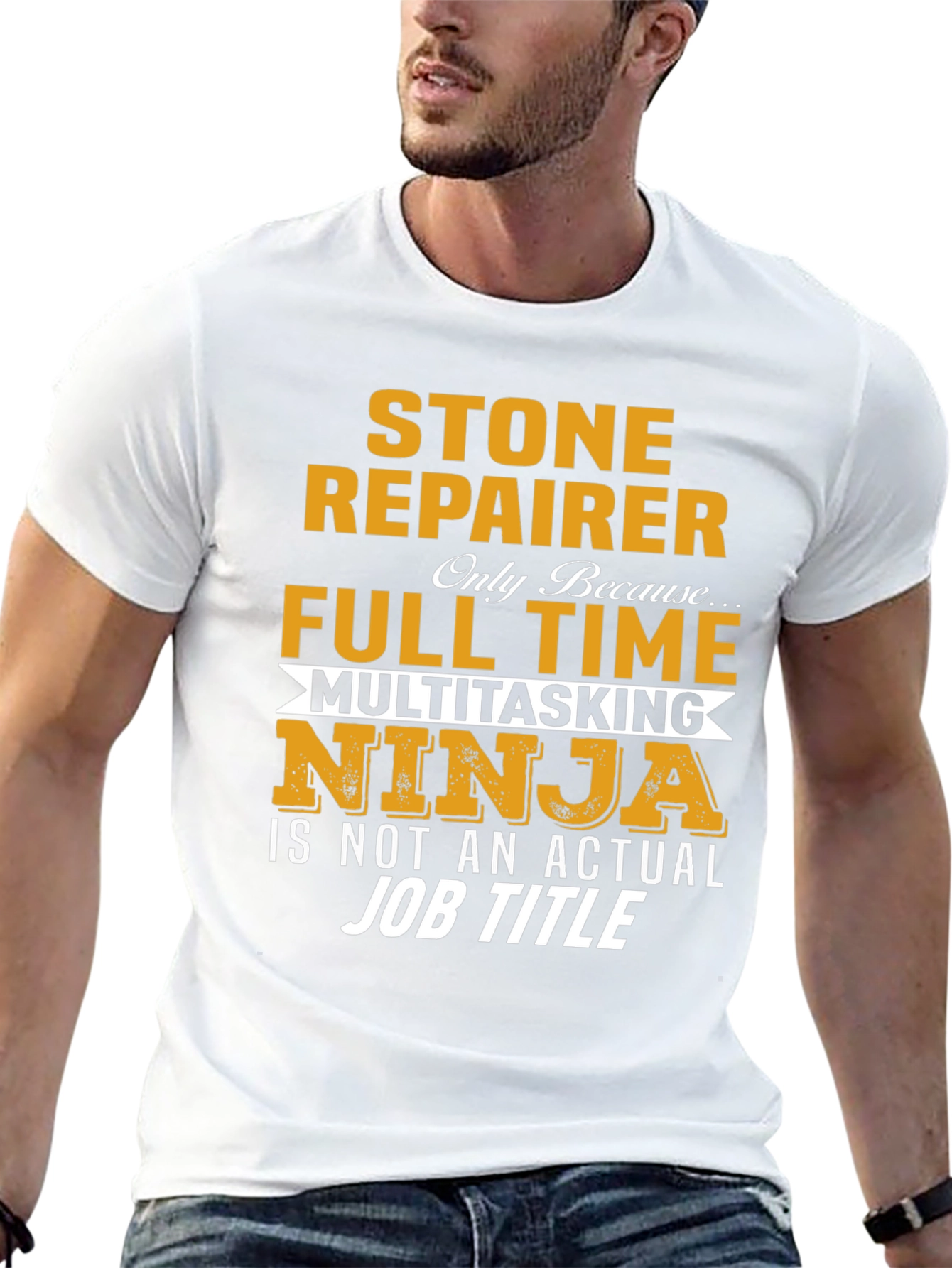 Stone Repairer Full Time Ninja T-Shirt