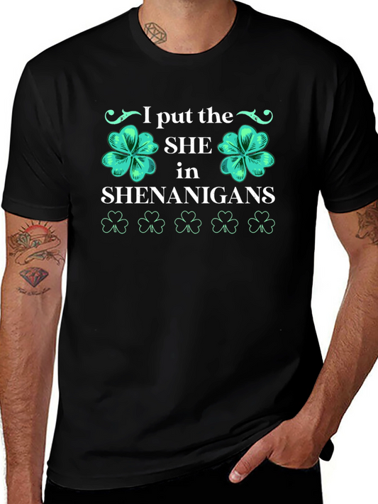 Shenanigans Shamrock Graphic Tee