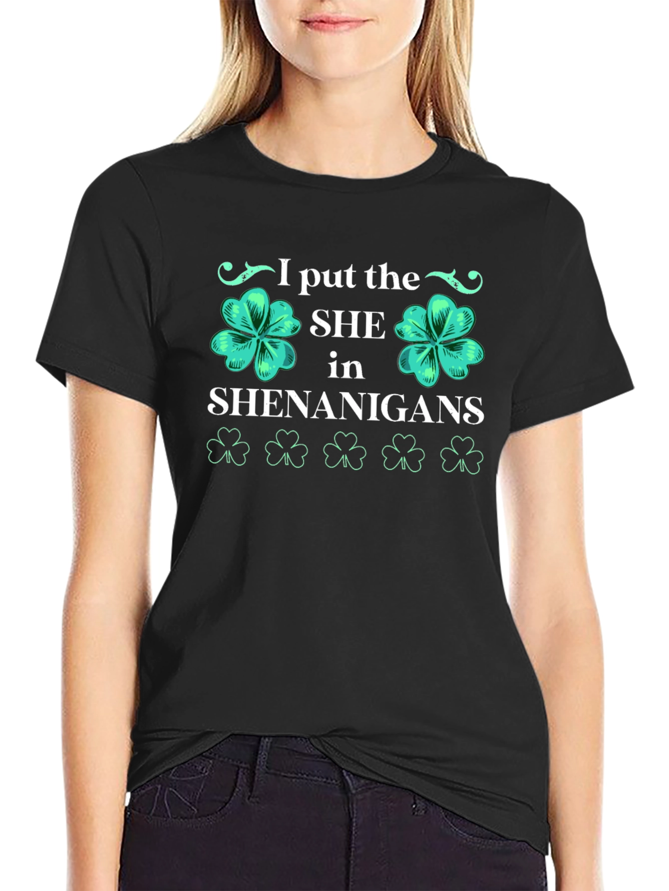 Shenanigans Shamrock Graphic Tee