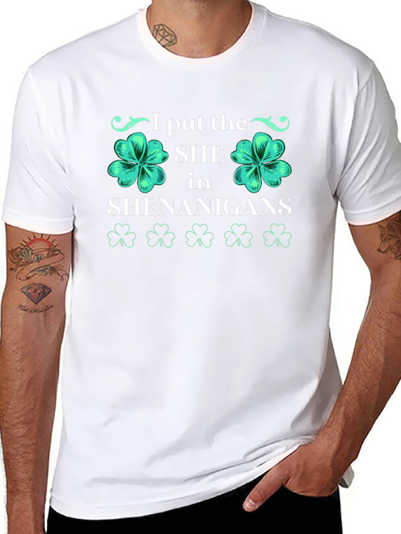 Shenanigans Shamrock Graphic Tee