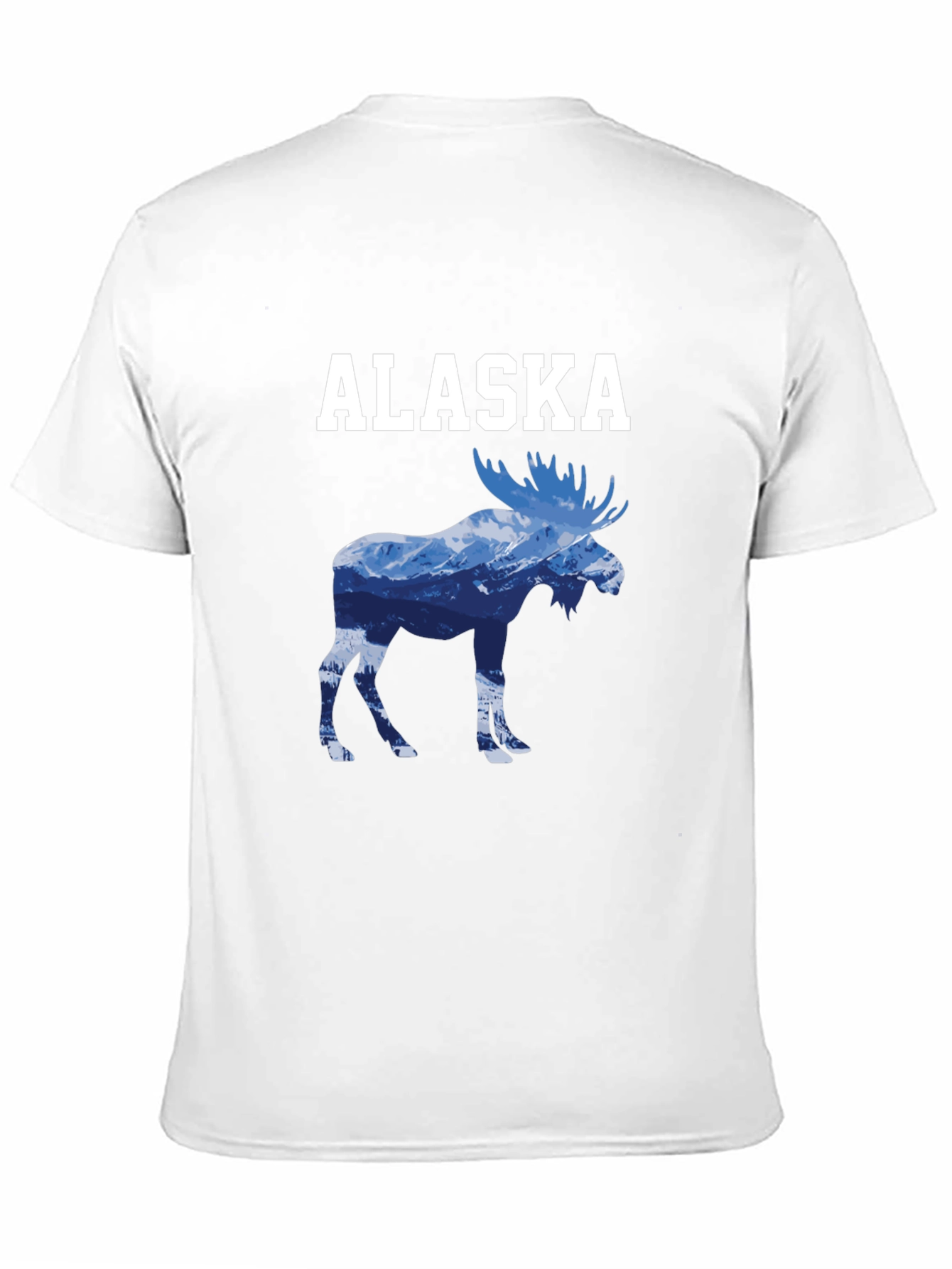 Alaska Moose Mountain Graphic Tee - Black