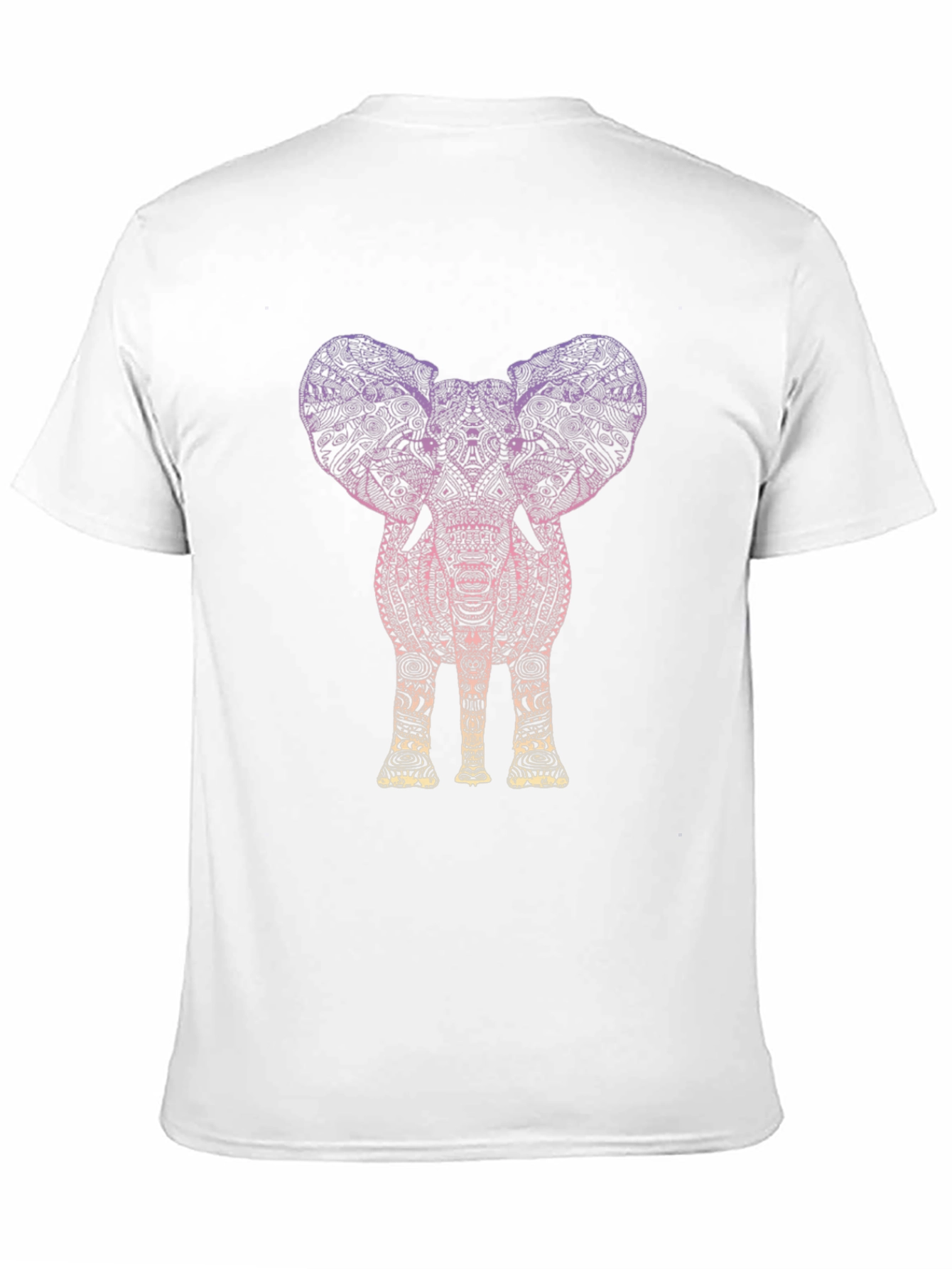 Elephant Graphic Tee - Stylish Mens Black T-Shirt