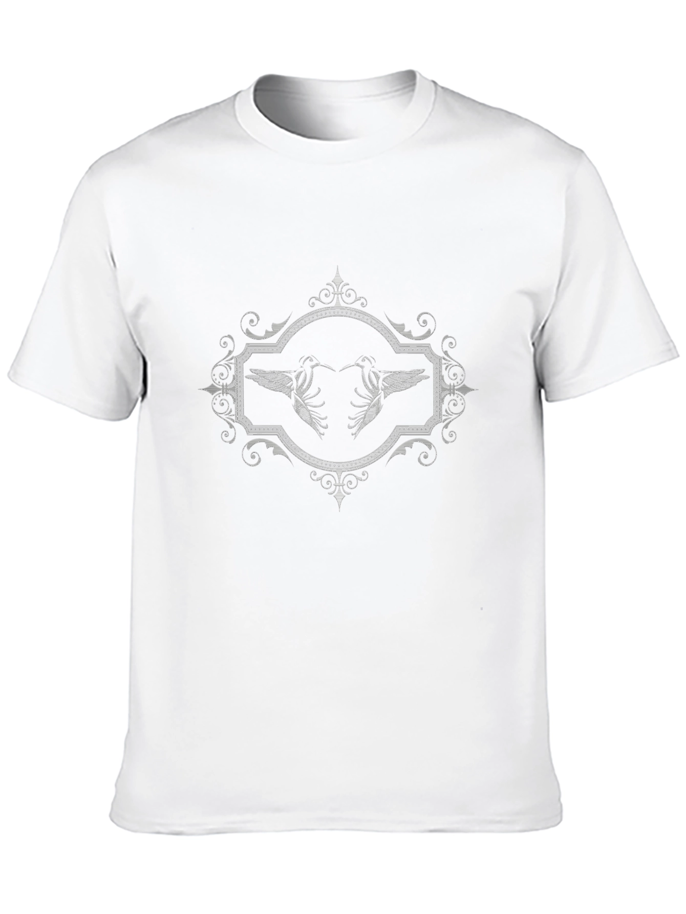 Hummingbird Graphic Tee - Elegant Black T-Shirt