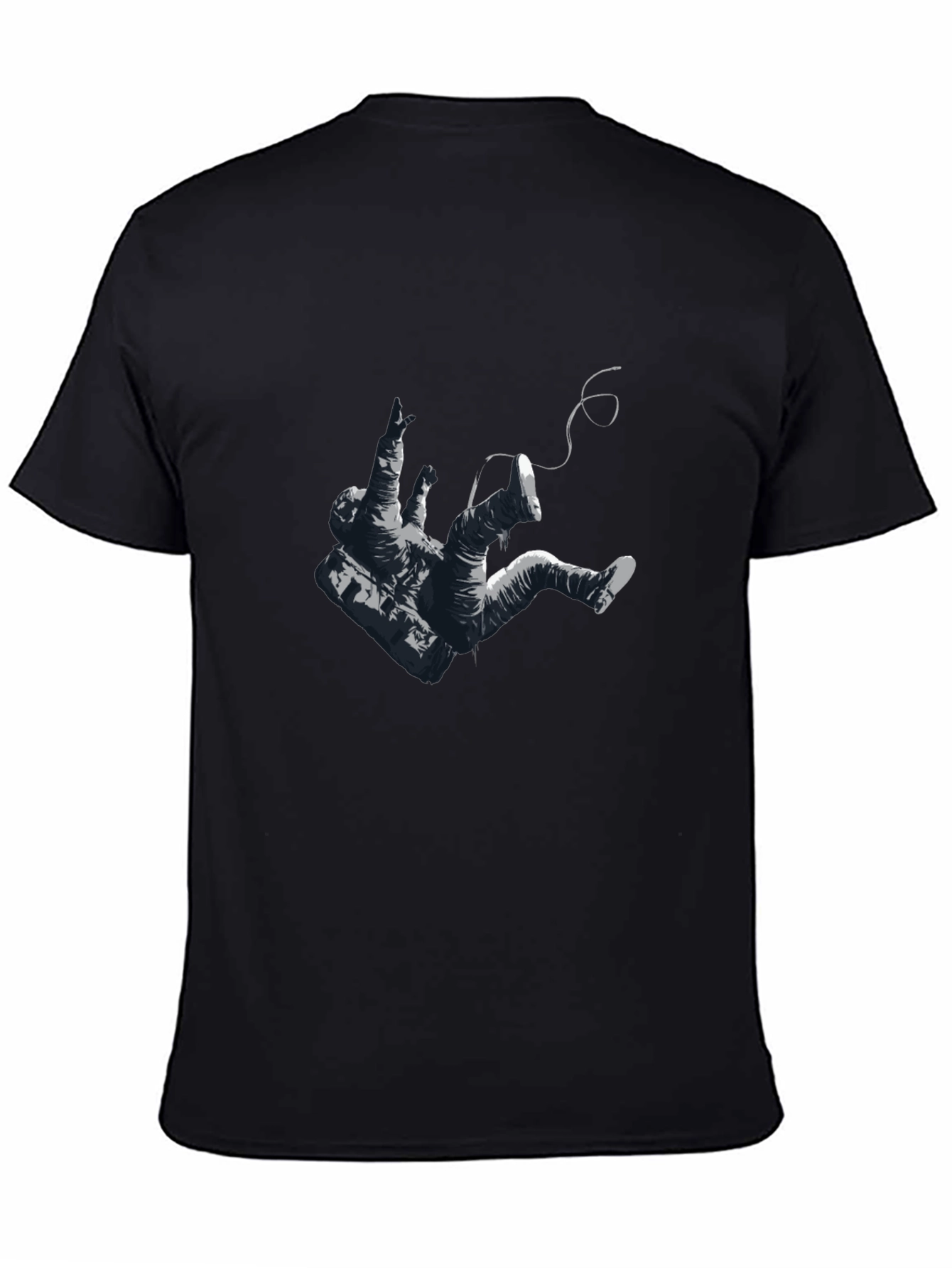 Astronaut Graphic Black T-Shirt
