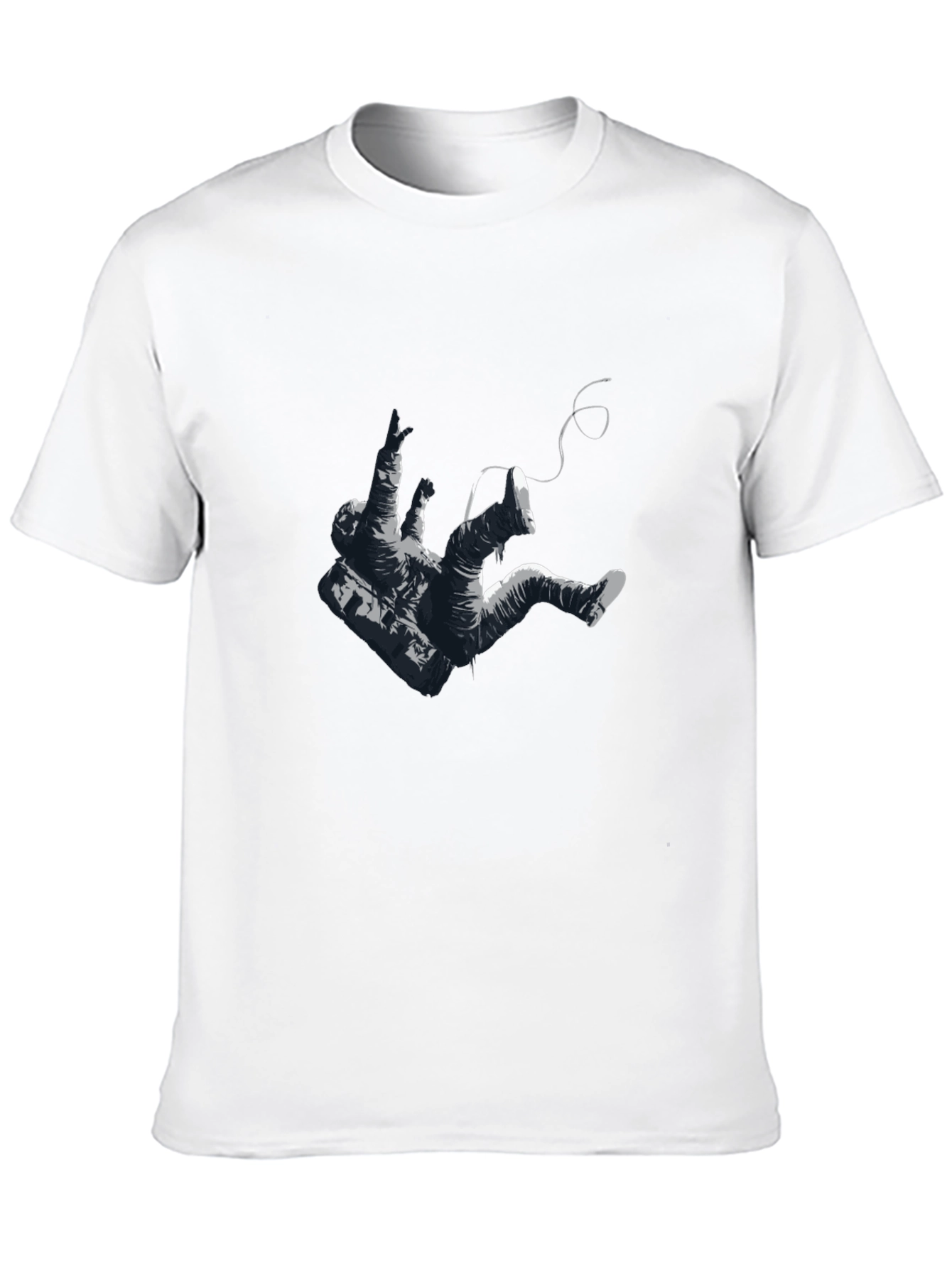 Astronaut Graphic Black T-Shirt