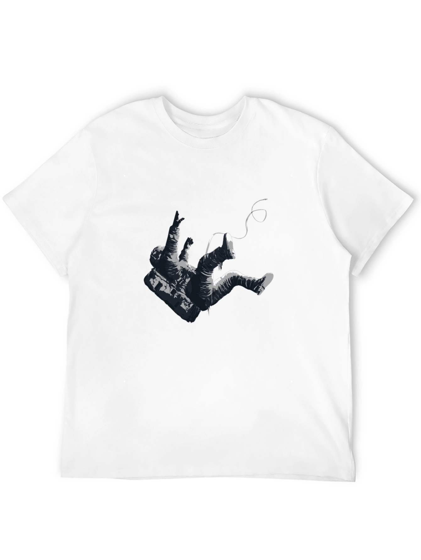 Astronaut Graphic Black T-Shirt