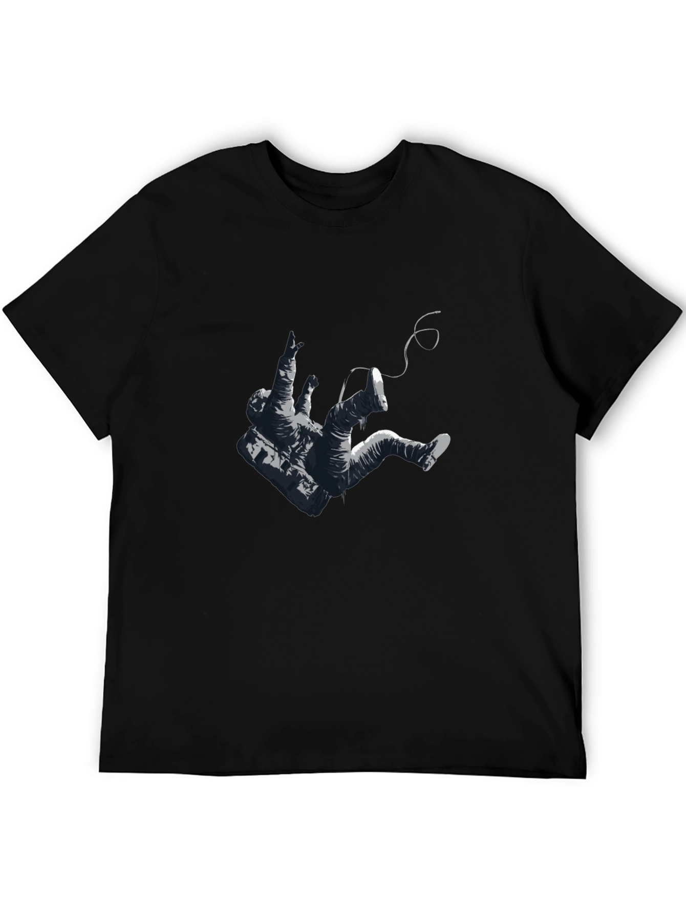 Astronaut Graphic Black T-Shirt