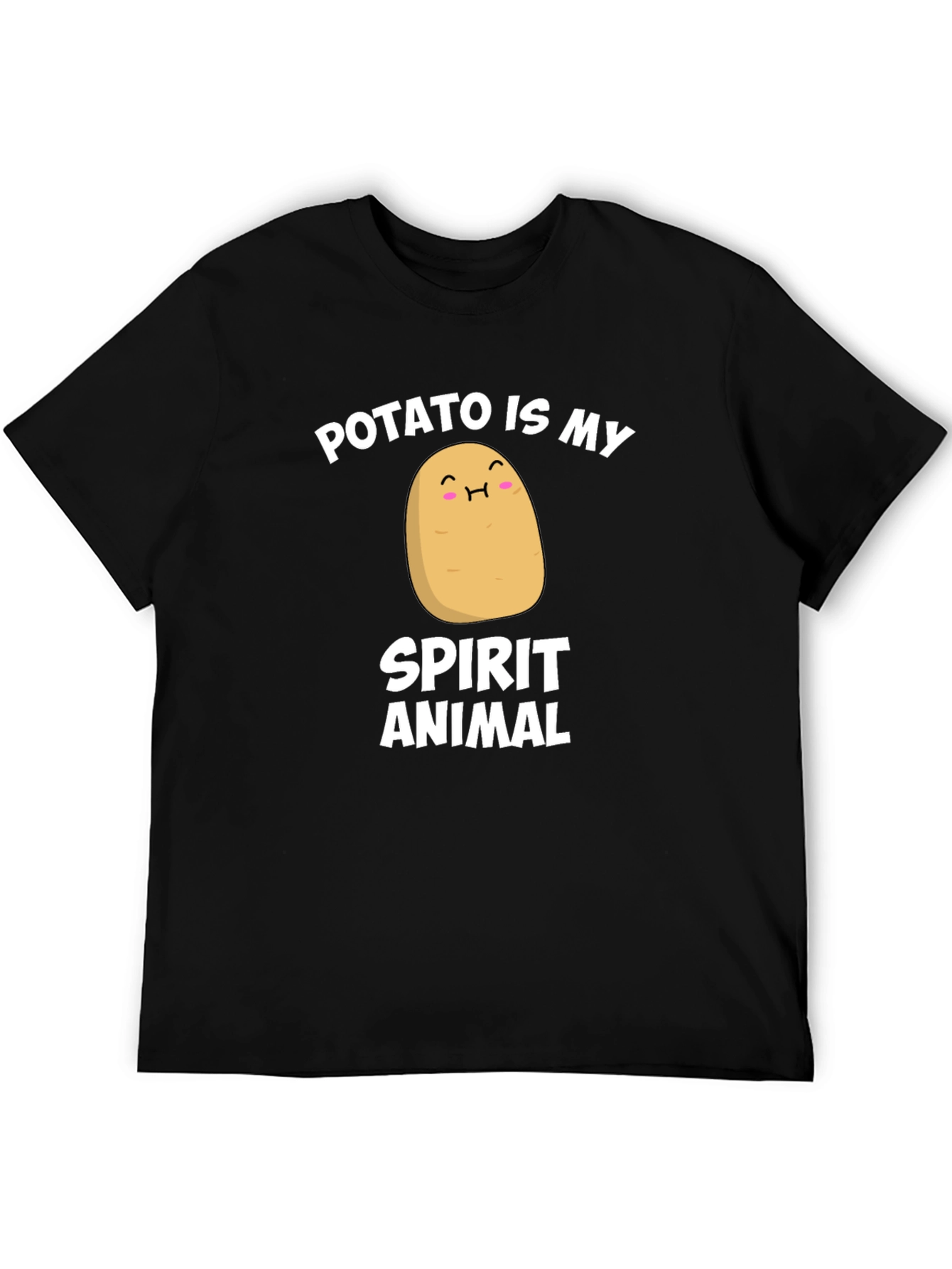 Potato Spirit Animal Graphic T-Shirt - Funny & Comfy!