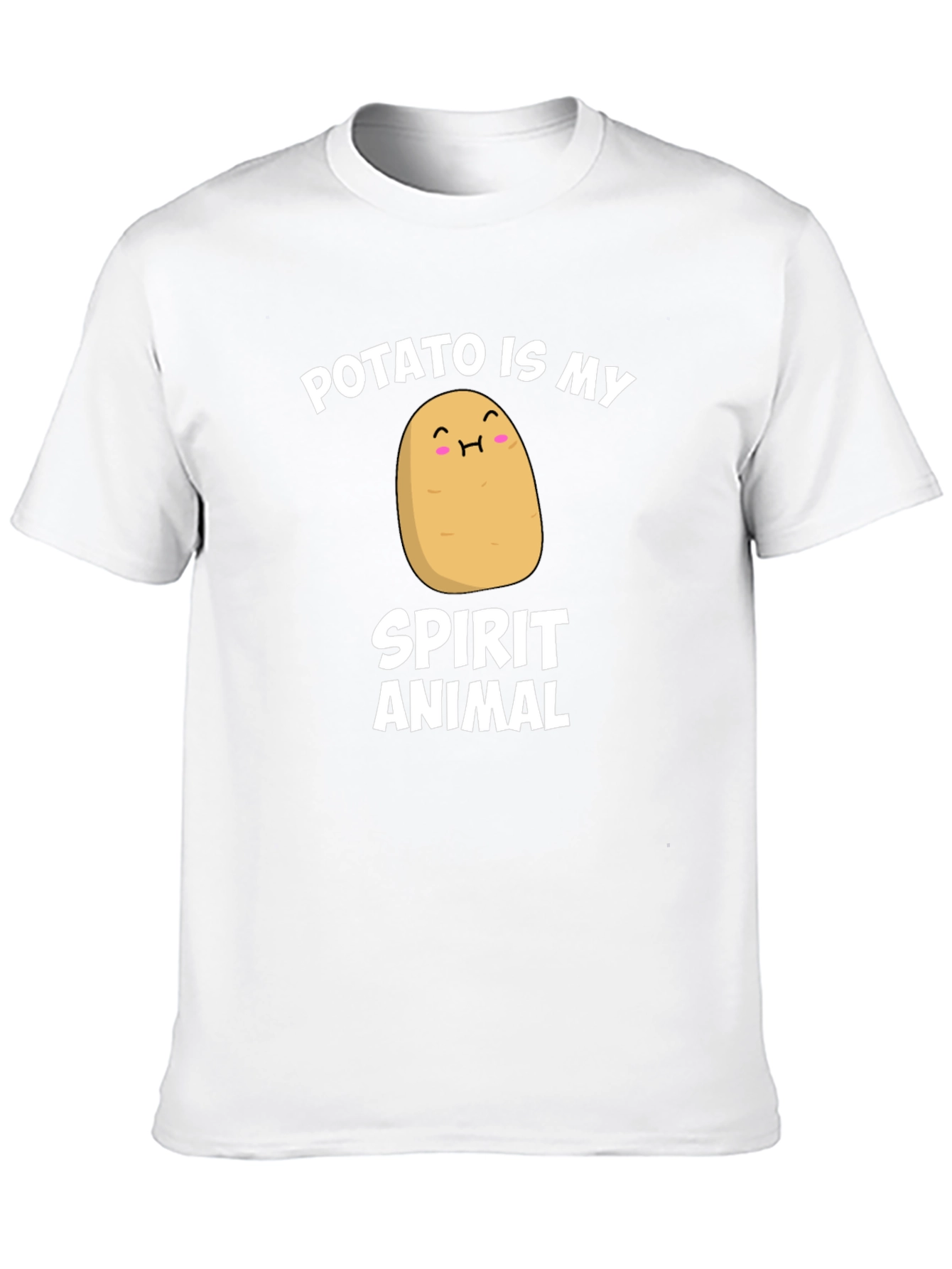 Potato Spirit Animal Graphic T-Shirt - Funny & Comfy!