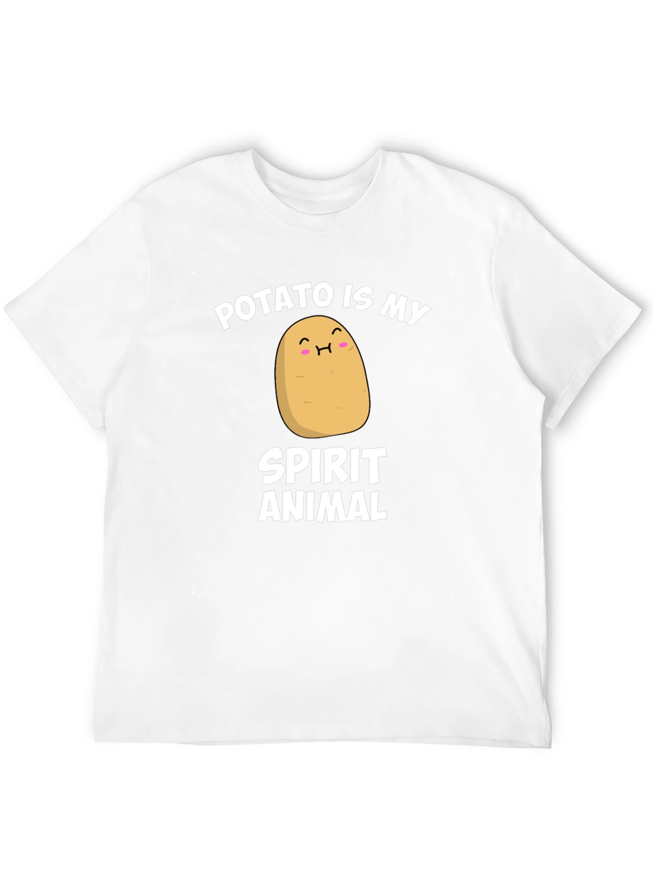 Potato Spirit Animal Graphic T-Shirt - Funny & Comfy!
