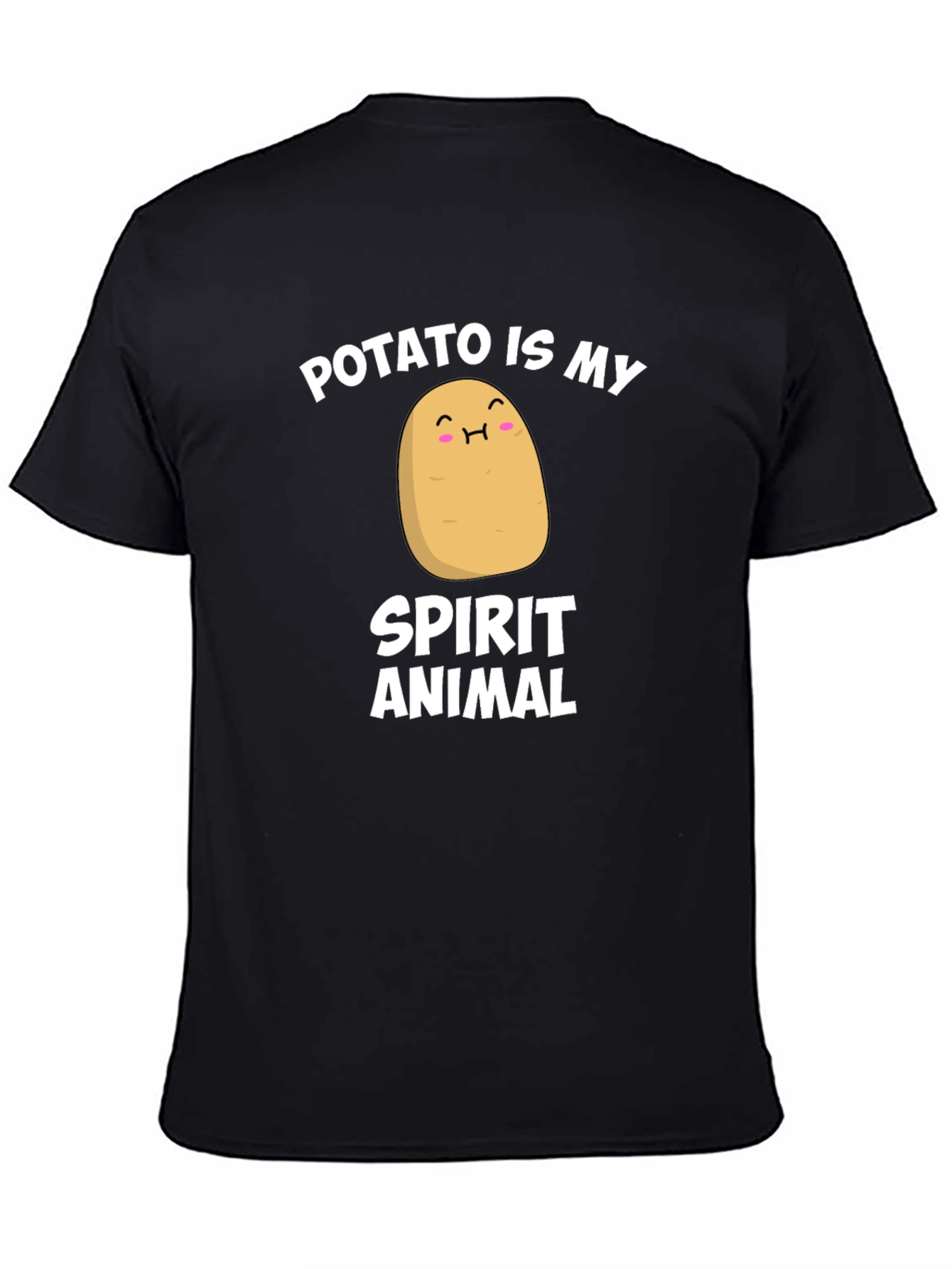 Potato Spirit Animal Graphic T-Shirt - Funny & Comfy!