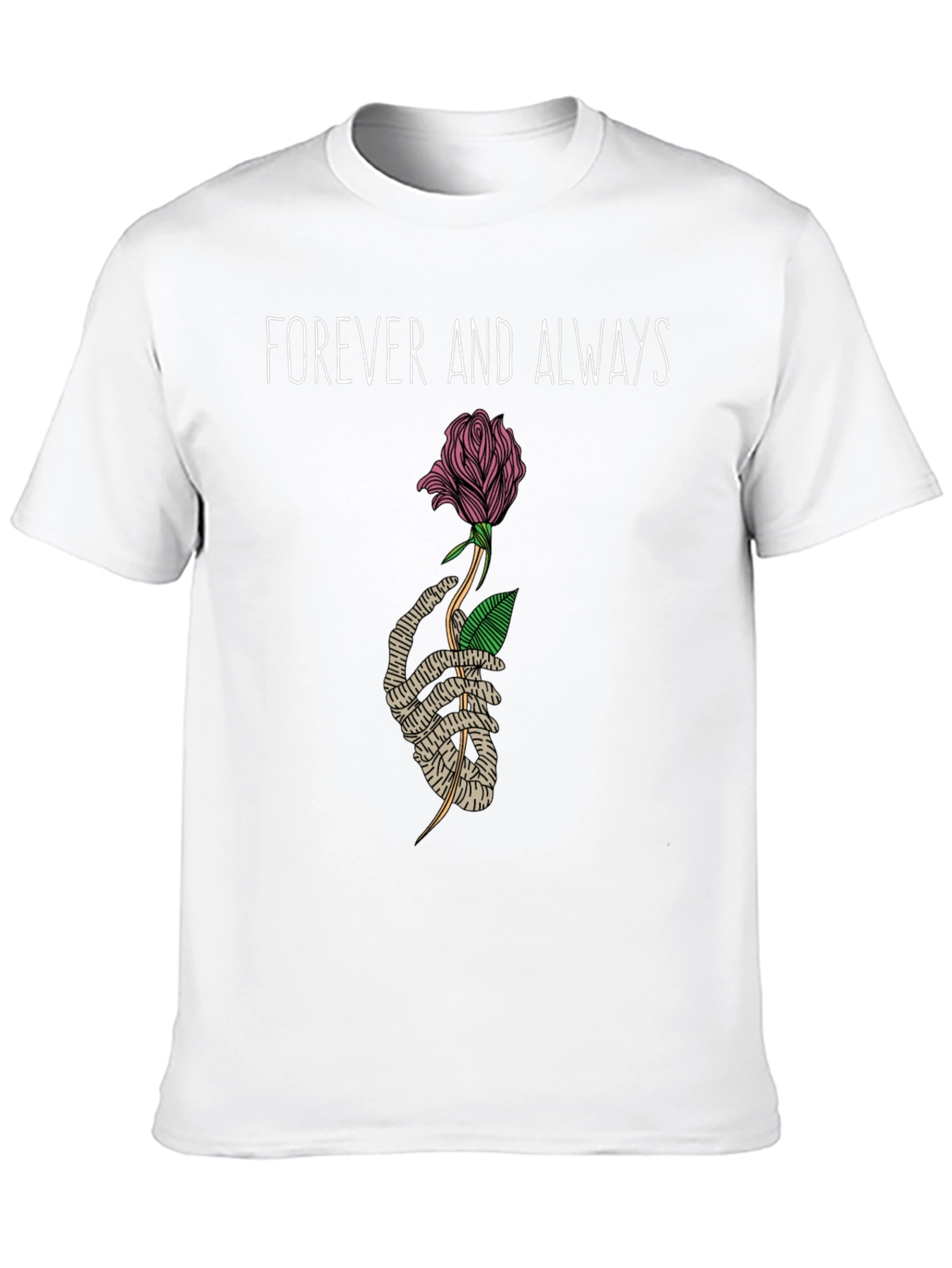 Forever and Always Rose Graphic Tee