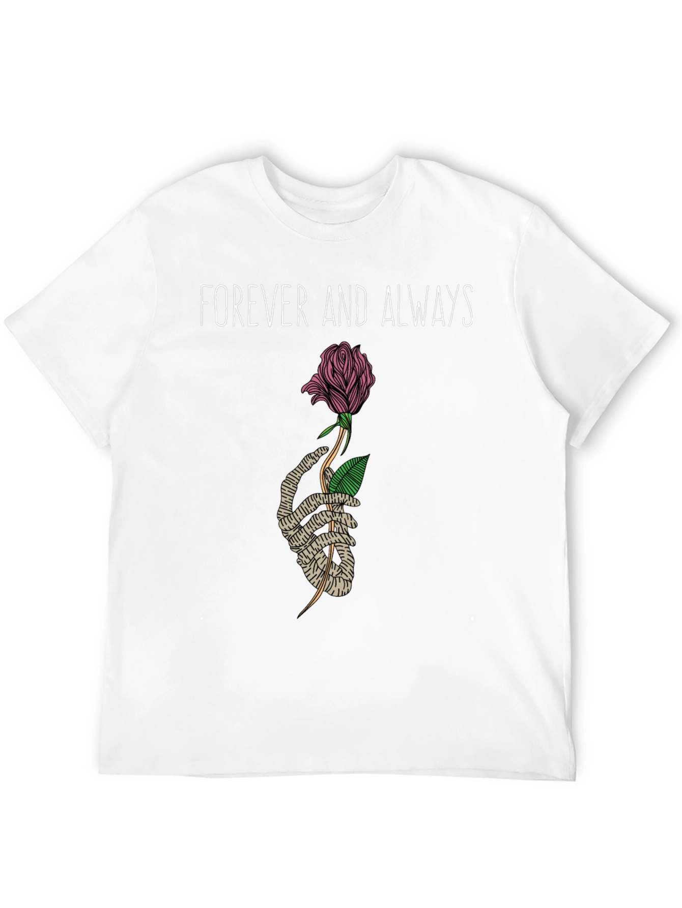 Forever and Always Rose Graphic Tee