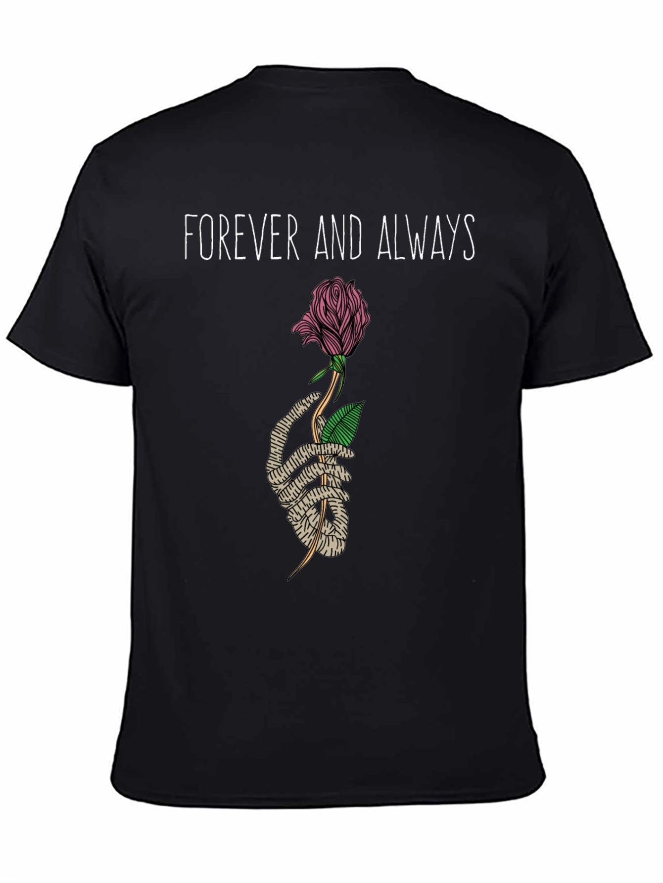 Forever and Always Rose Graphic Tee