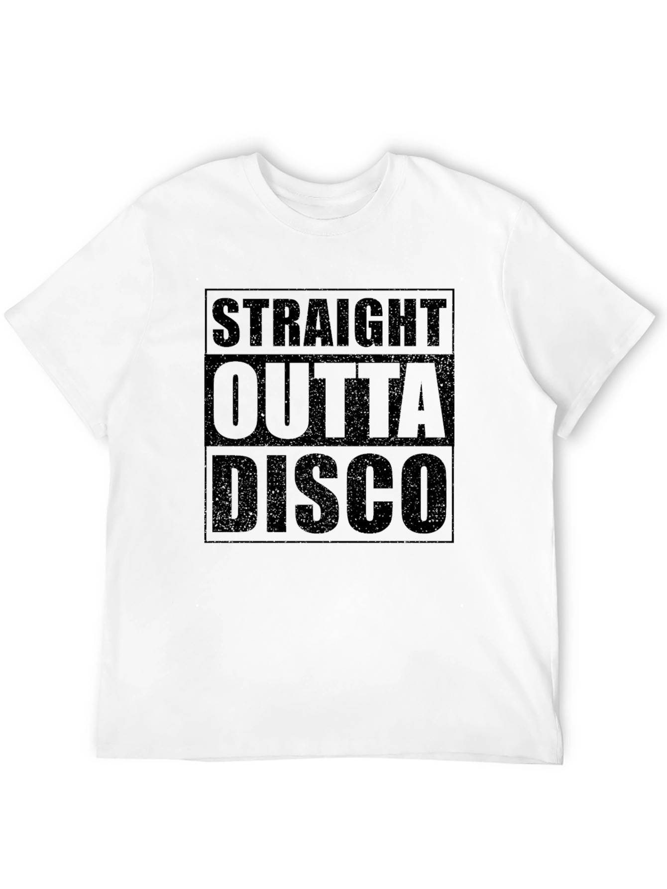 Straight Outta Disco Black T-Shirt