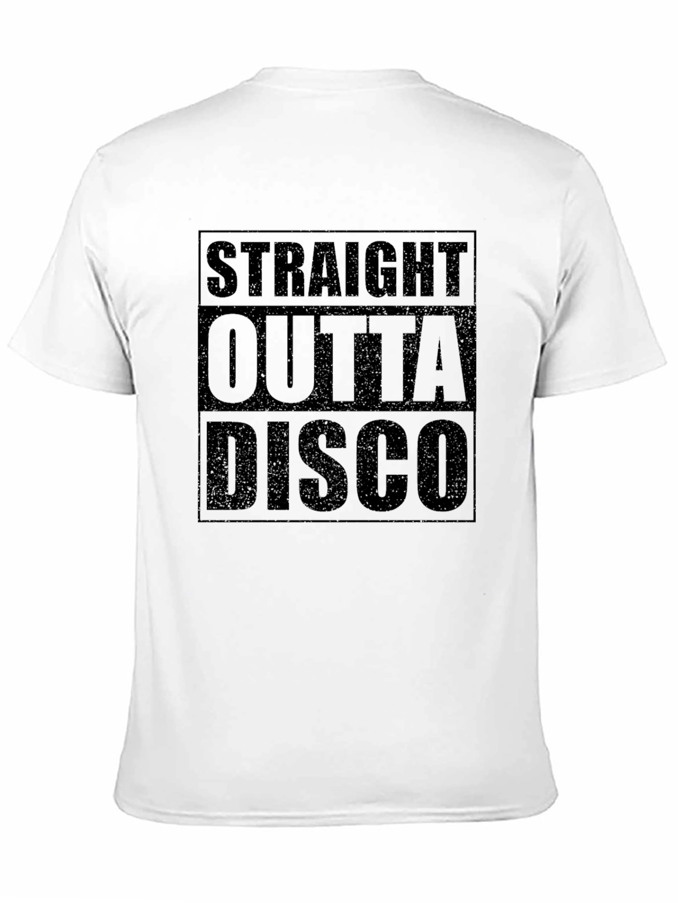 Straight Outta Disco Black T-Shirt