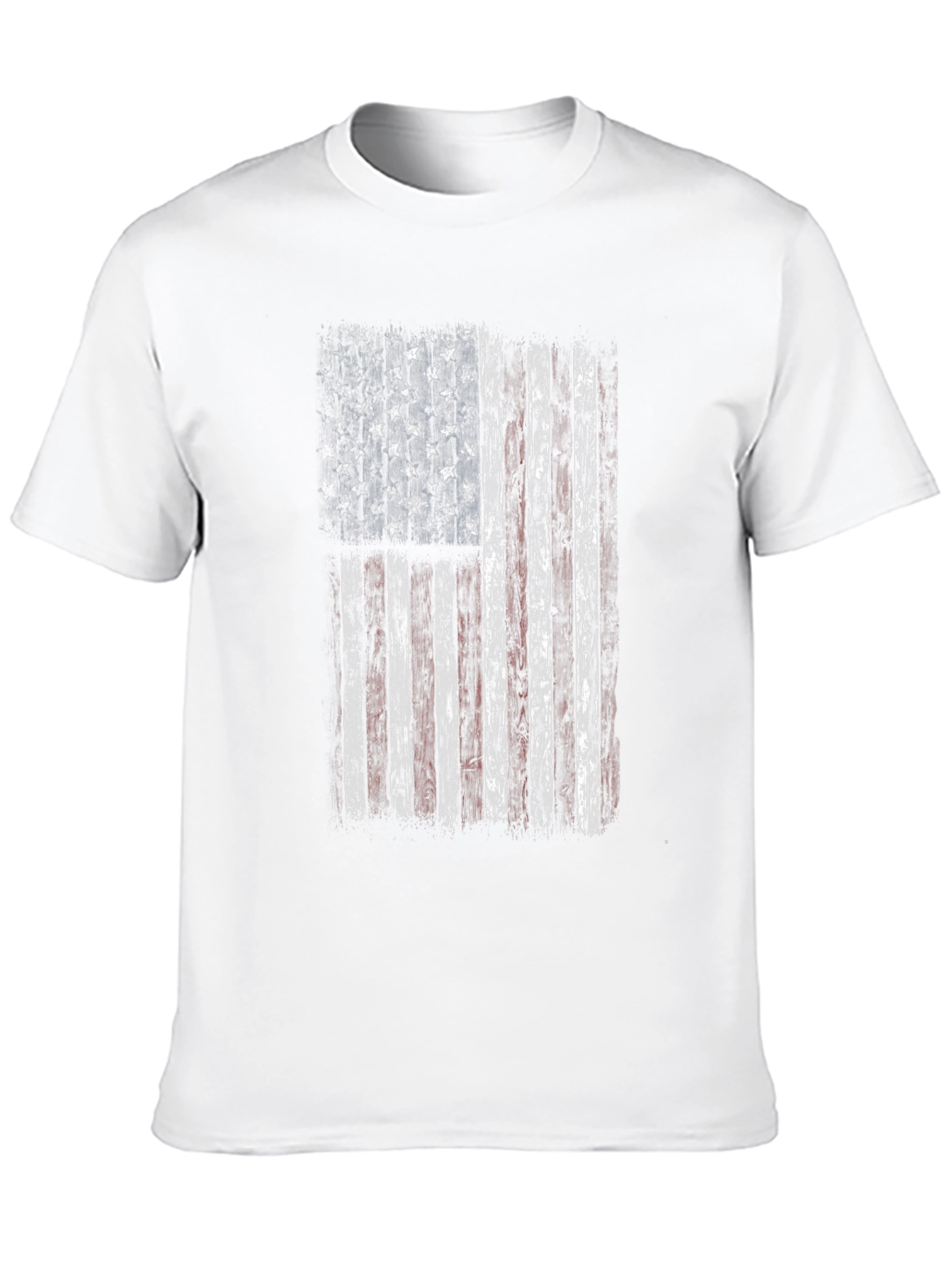 Distressed American Flag Graphic T-Shirt