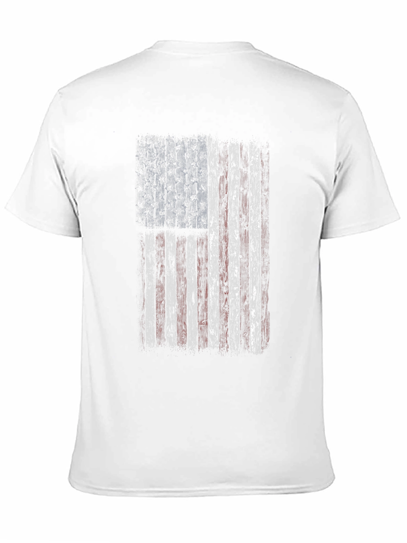 Distressed American Flag Graphic T-Shirt