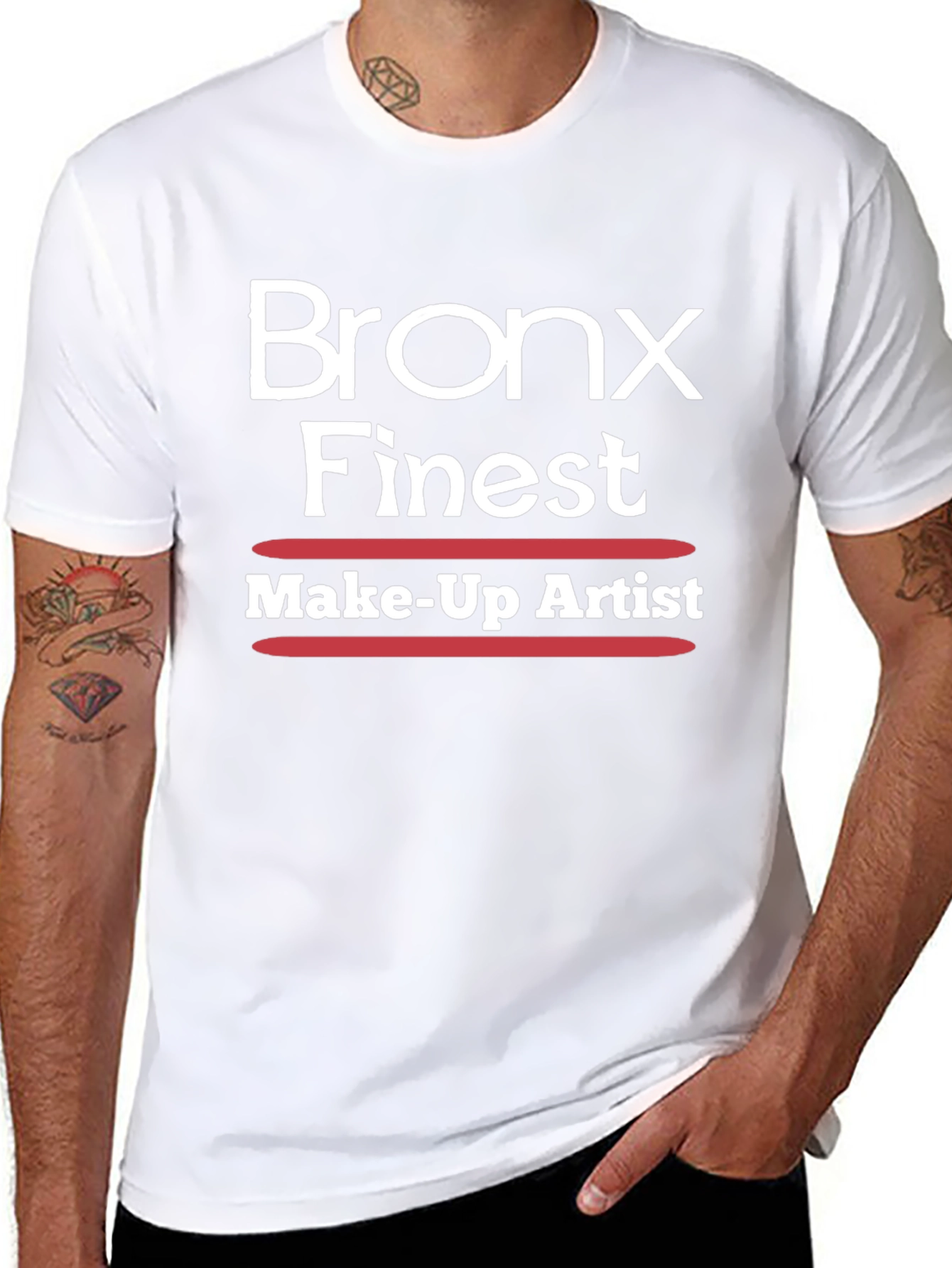 Bronx Finest Make-Up Artist Black T-Shirt