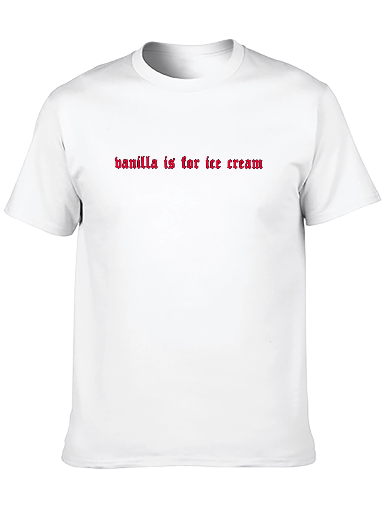 Vanilla Ice Cream Slogan Graphic Tee