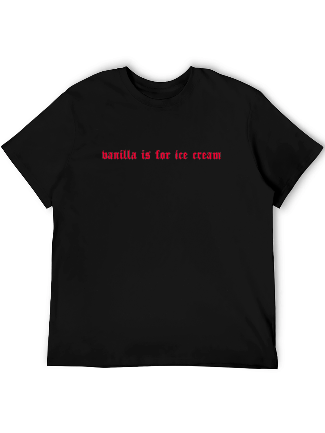 Vanilla Ice Cream Slogan Graphic Tee