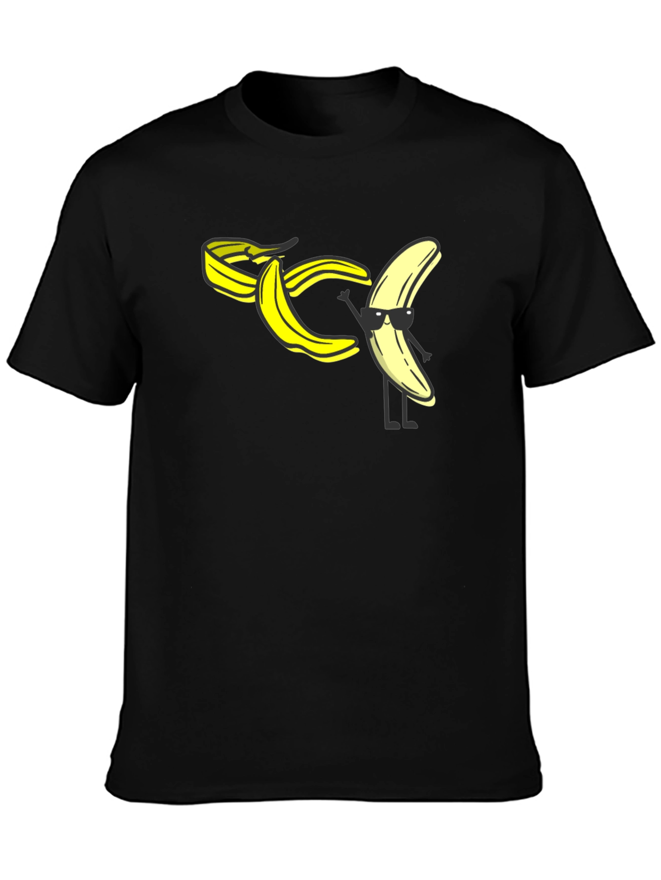 Cool Banana Peel T-Shirt - Black