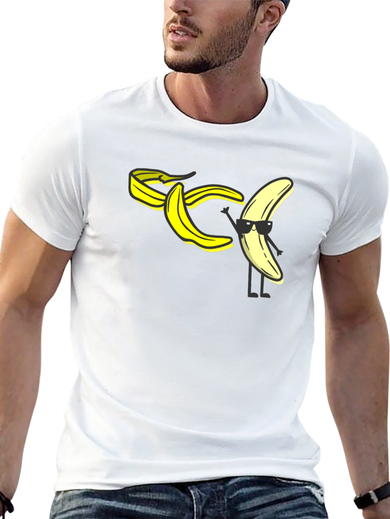 Cool Banana Peel T-Shirt - Black