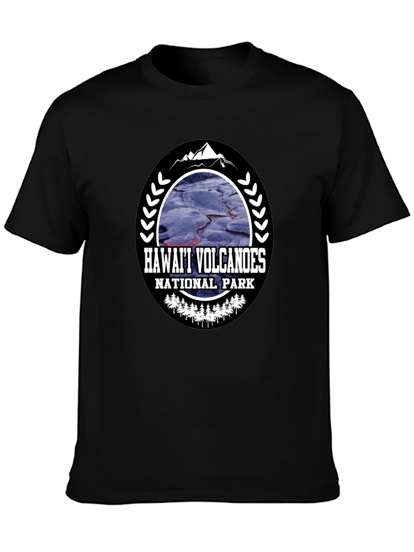 Hawaii Volcanoes National Park Black T-Shirt