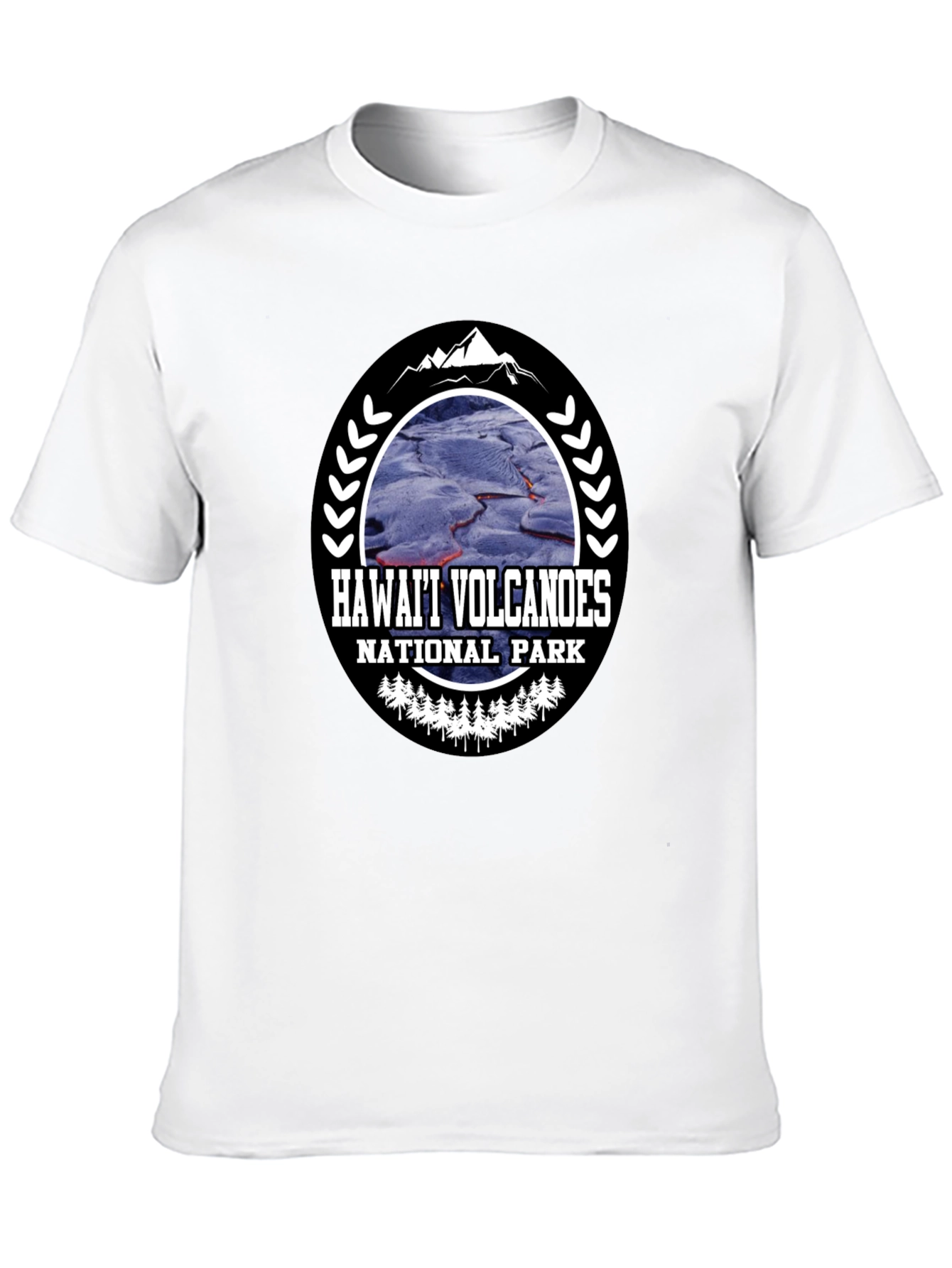 Hawaii Volcanoes National Park Black T-Shirt