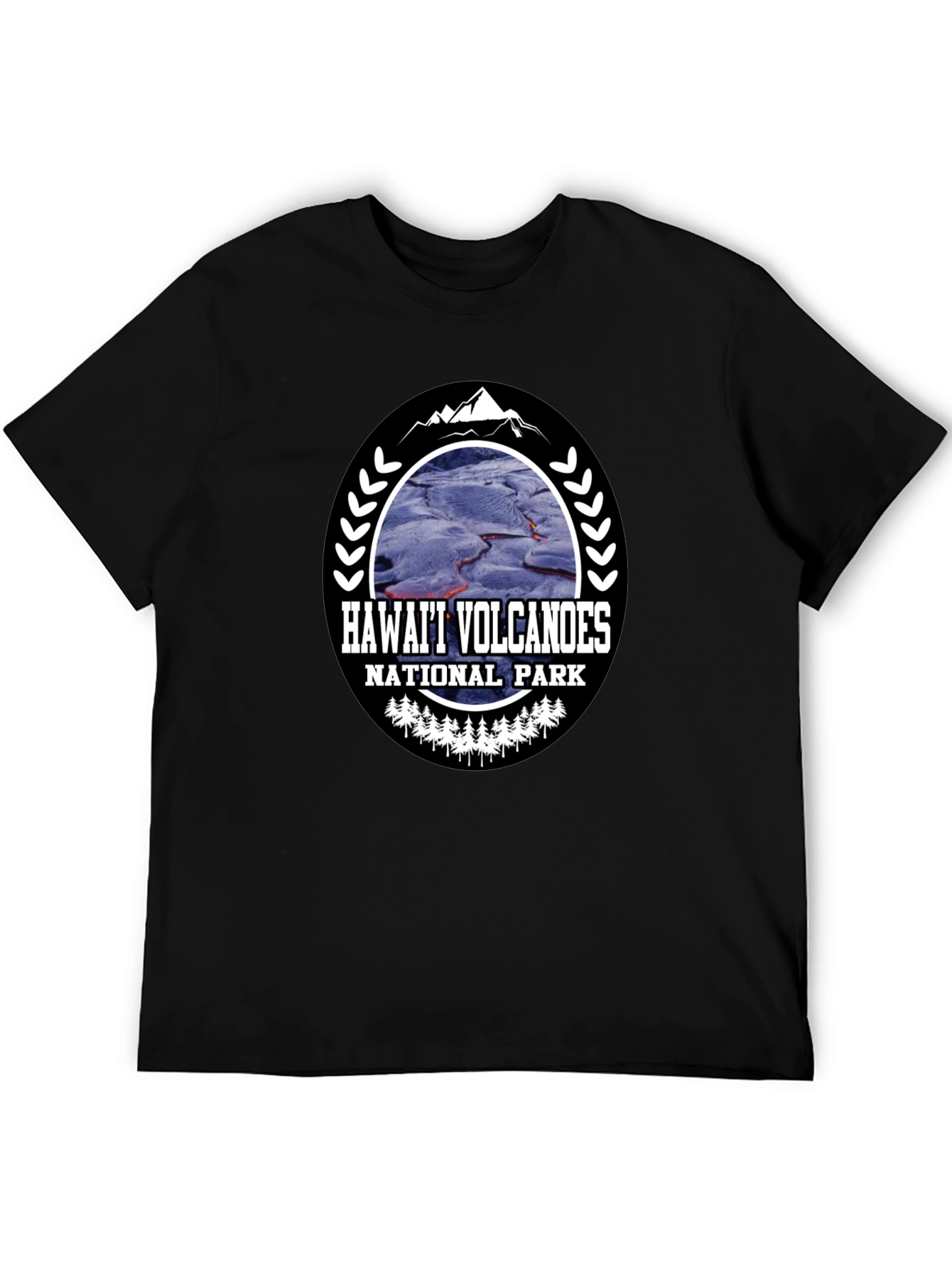 Hawaii Volcanoes National Park Black T-Shirt