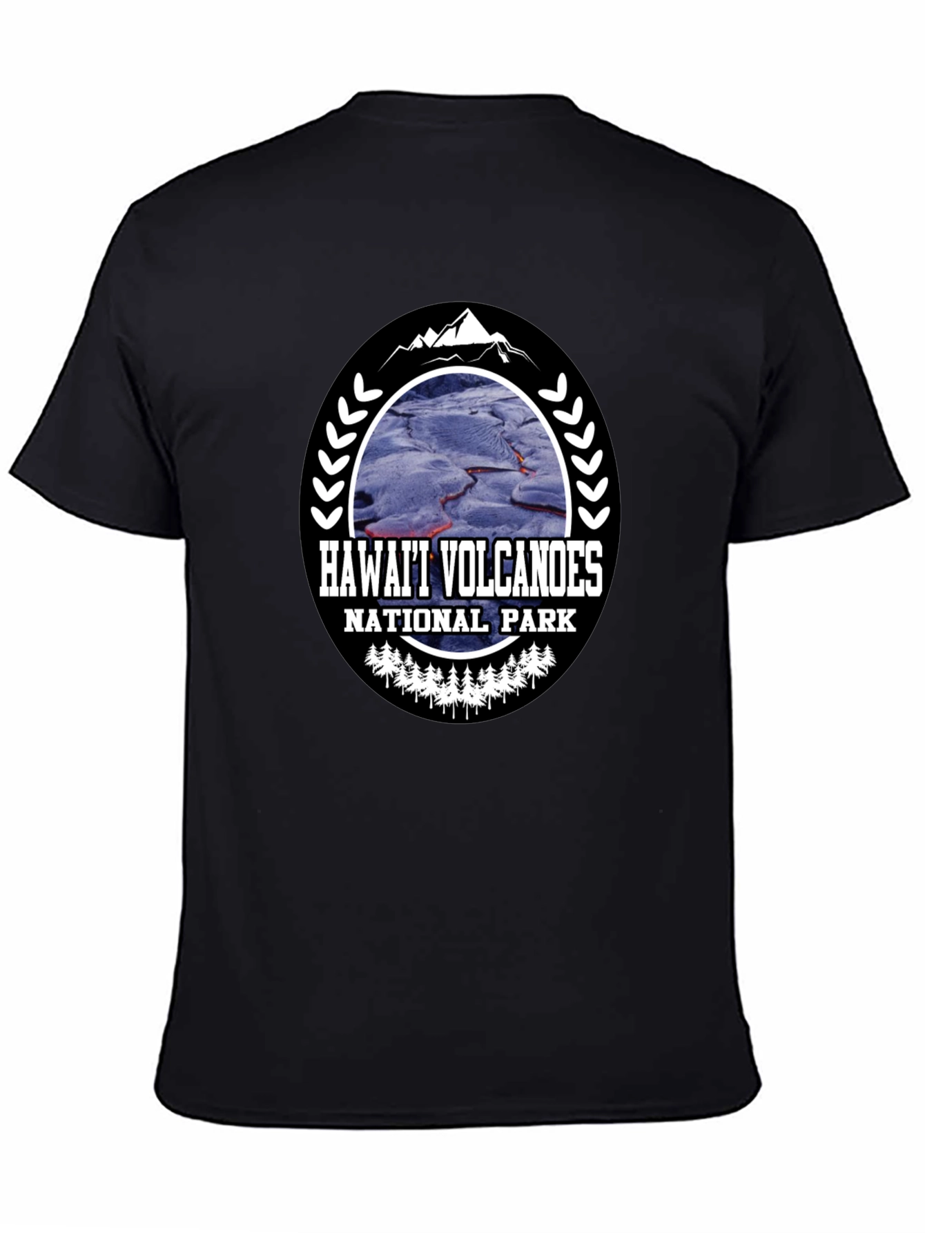 Hawaii Volcanoes National Park Black T-Shirt