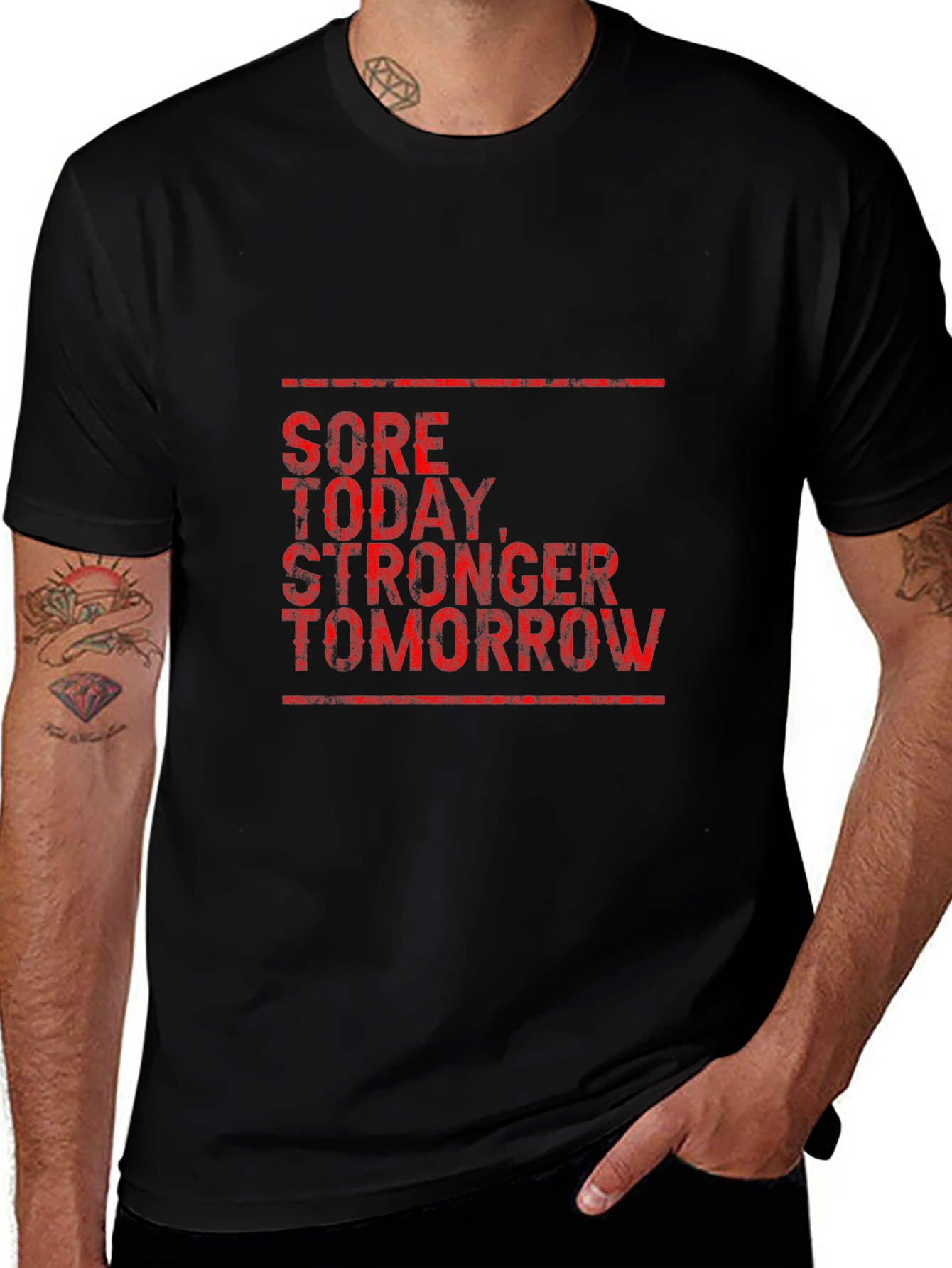 Sore Today Stronger Tomorrow Mens Graphic Tee