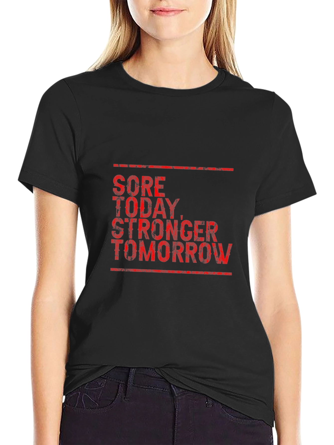 Sore Today Stronger Tomorrow Mens Graphic Tee