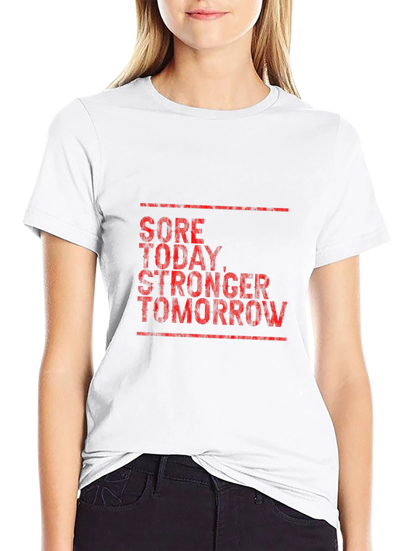 Sore Today Stronger Tomorrow Mens Graphic Tee
