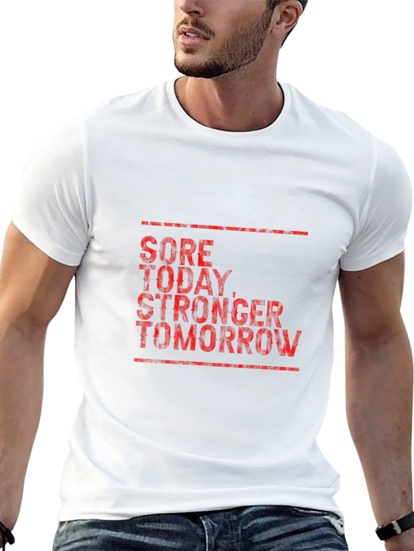 Sore Today Stronger Tomorrow Mens Graphic Tee