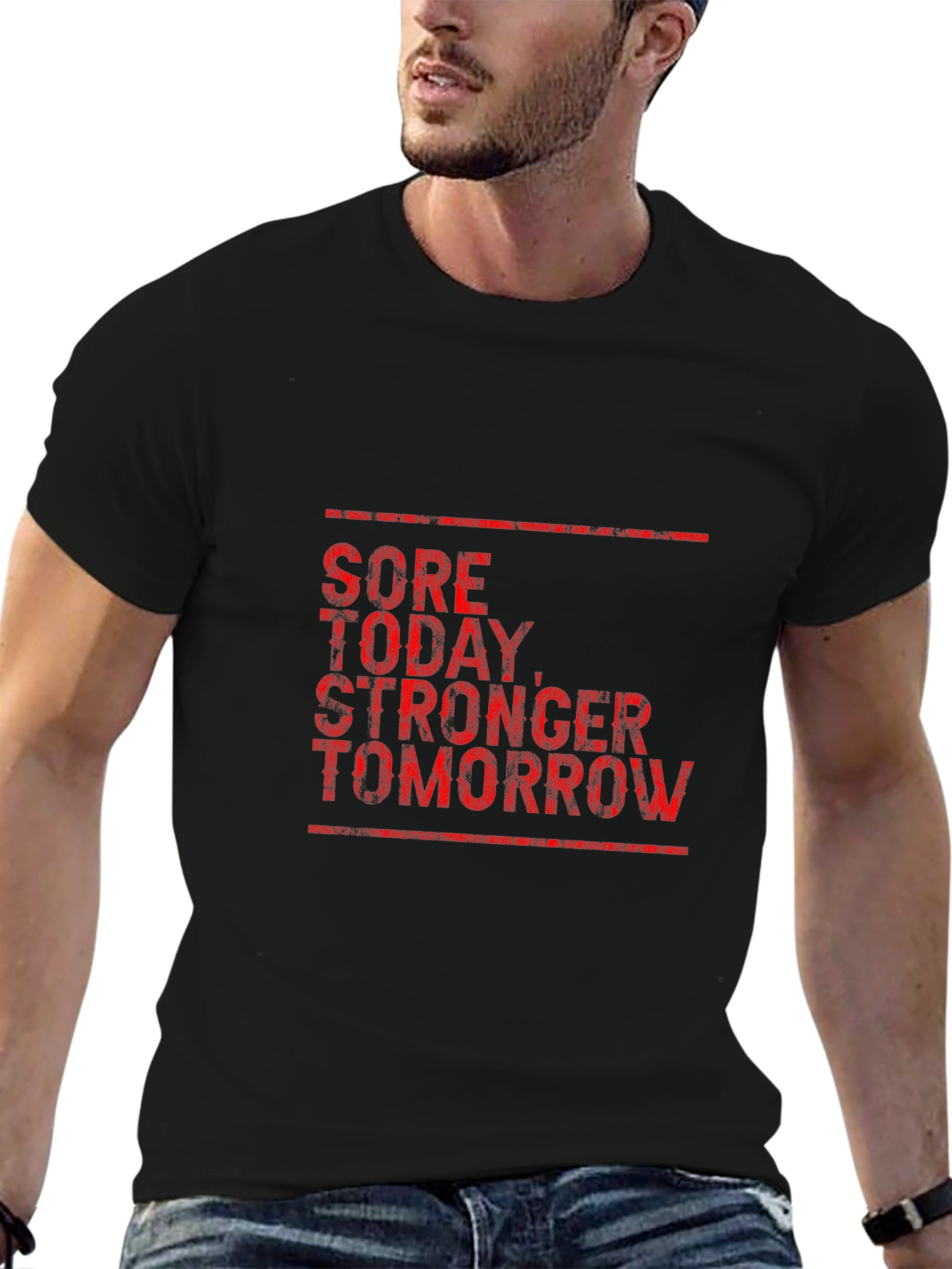 Sore Today Stronger Tomorrow Mens Graphic Tee