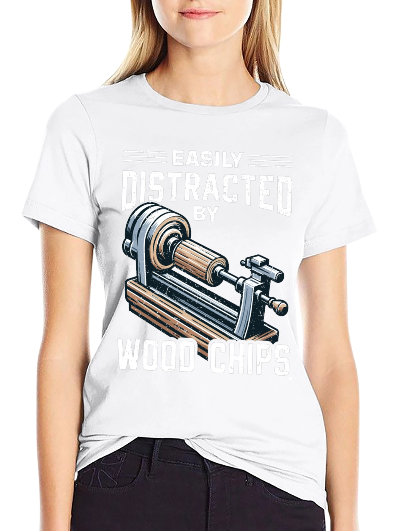 Easily Distracted By Wood Chips T-Shirt
