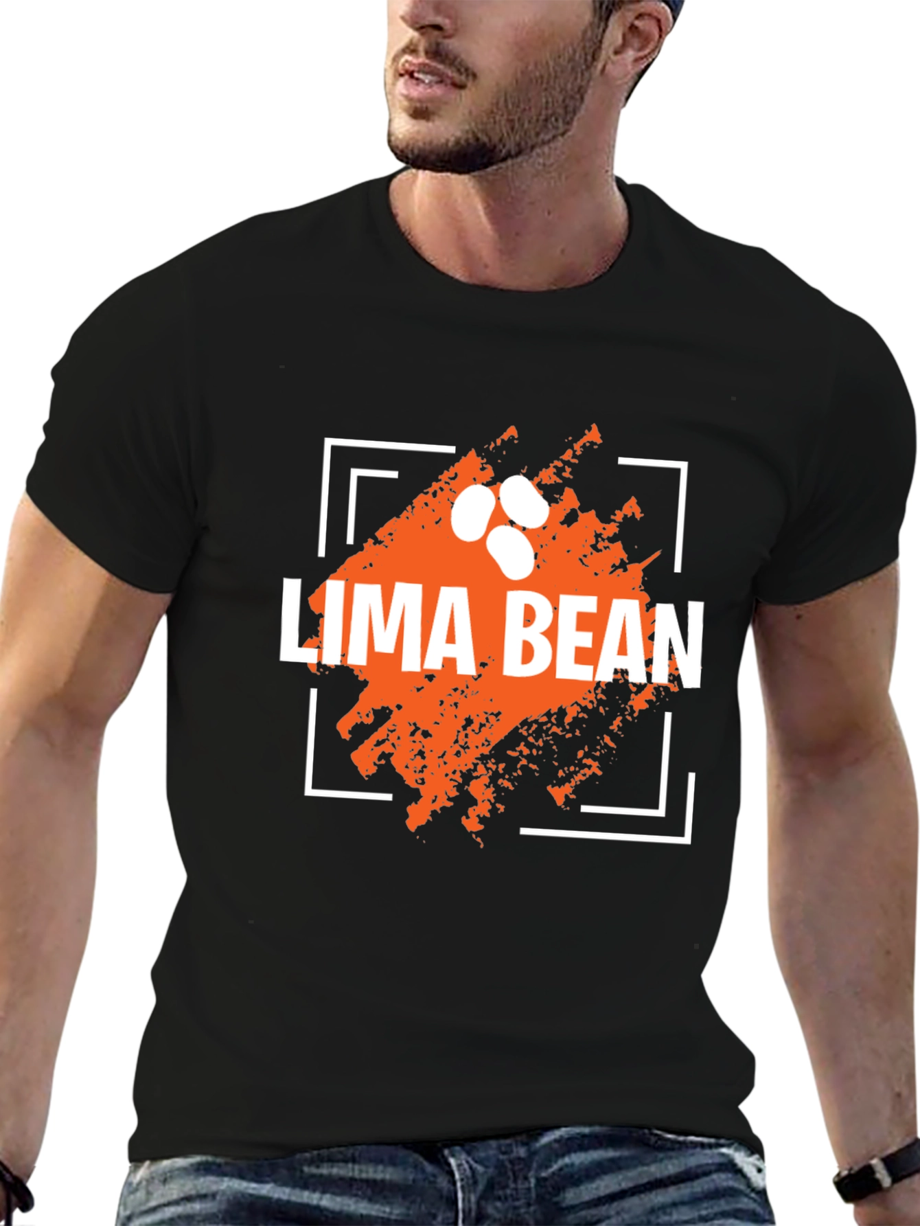 Lima Bean T-Shirt - Fun Food Graphic Tee